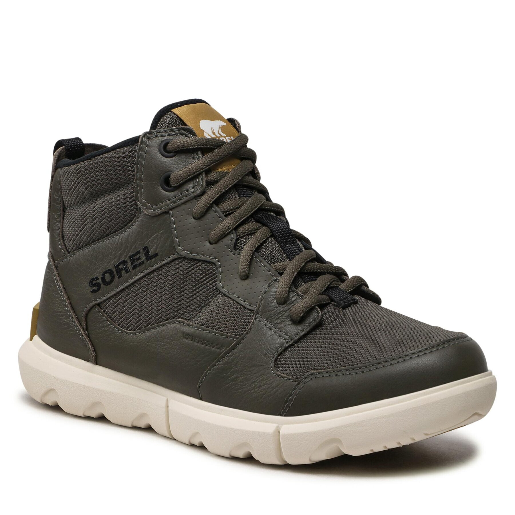 Sorel Сникърси Explorer Sneaker Mid Wp NM4811 Зелен - Pepit.bg