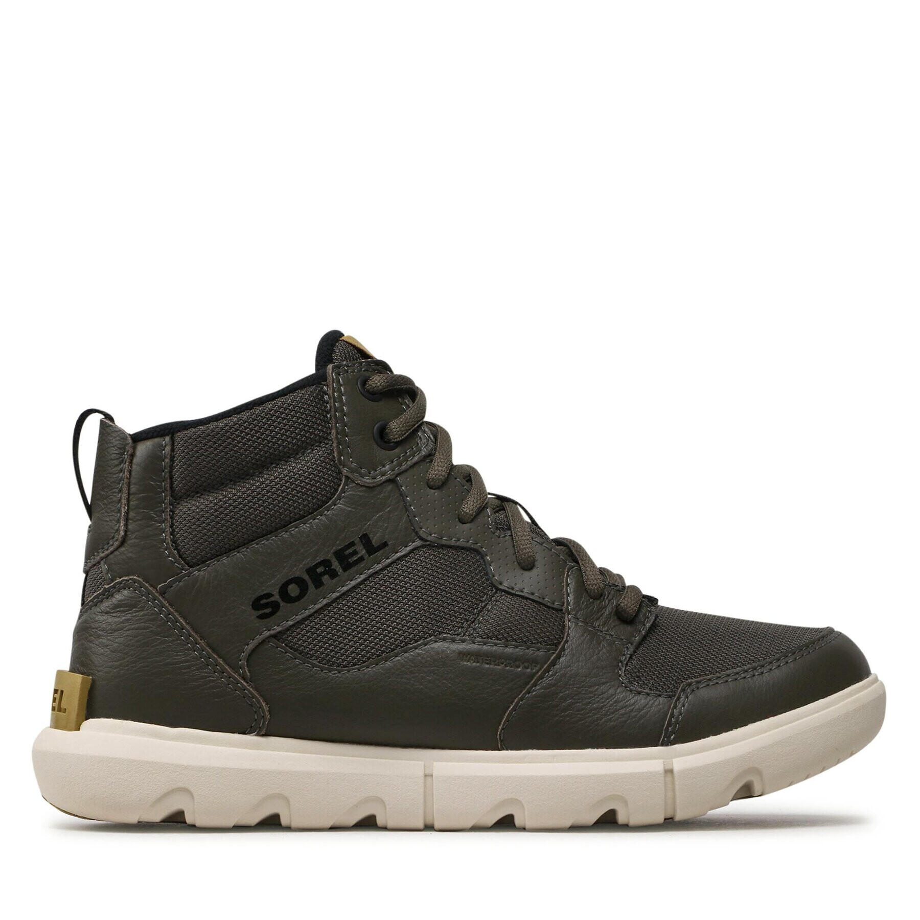 Sorel Сникърси Explorer Sneaker Mid Wp NM4811 Зелен - Pepit.bg