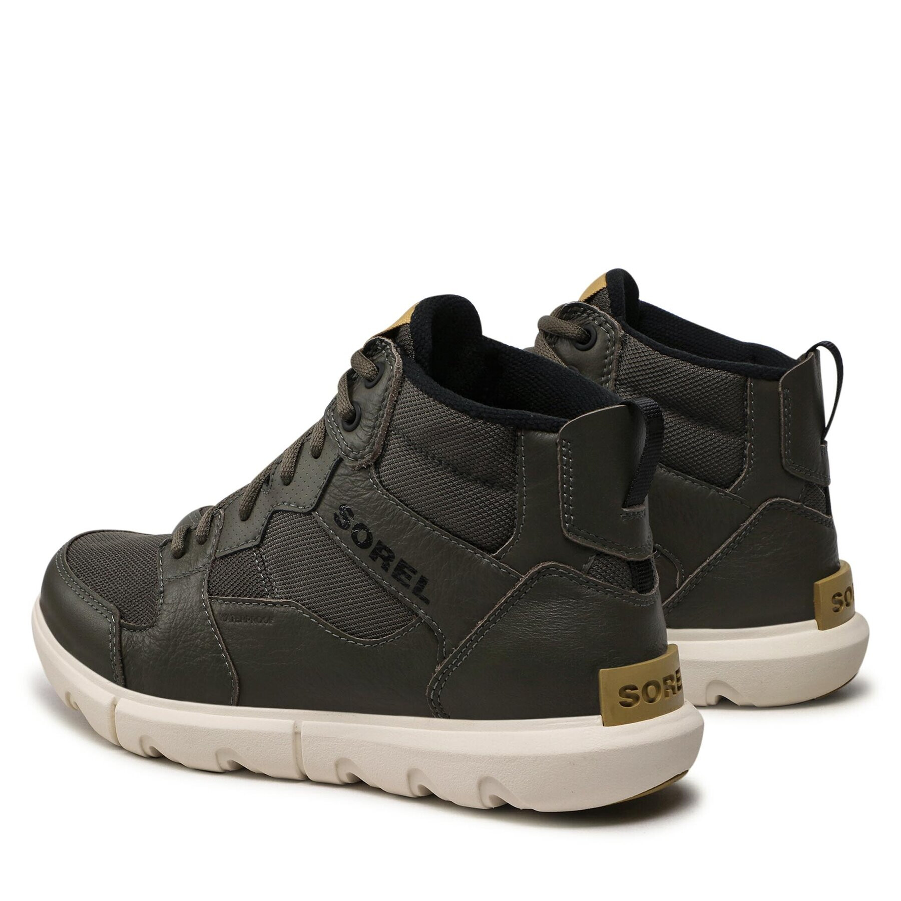 Sorel Сникърси Explorer Sneaker Mid Wp NM4811 Зелен - Pepit.bg