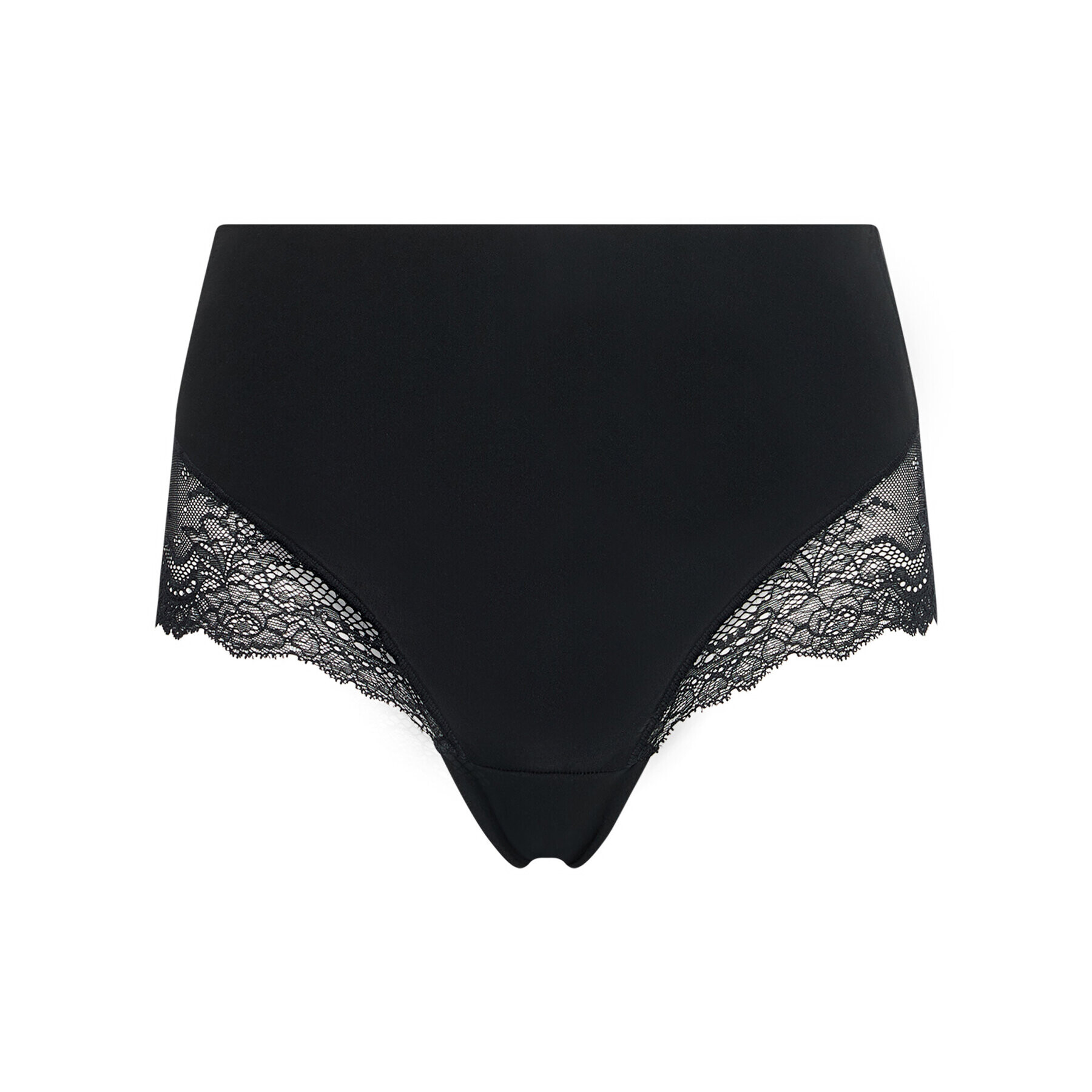 SPANX Класически бикини с висока талия Undie-tectable® Lace Hi-Hipster SP0515 Черен - Pepit.bg