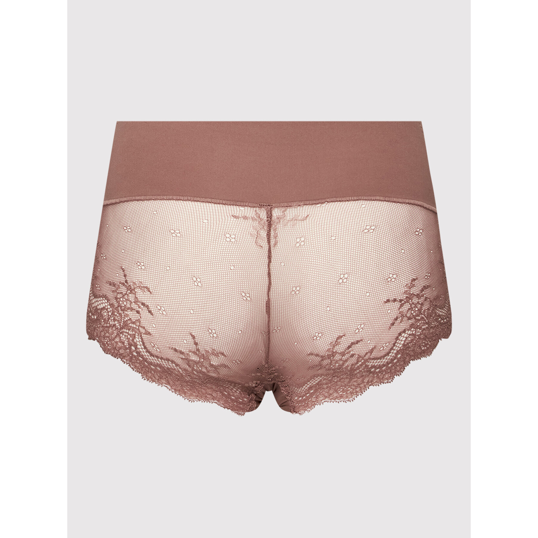 SPANX Класически бикини с висока талия Undie-tectable® Lace Hi-Hipster SP0515 Розов - Pepit.bg