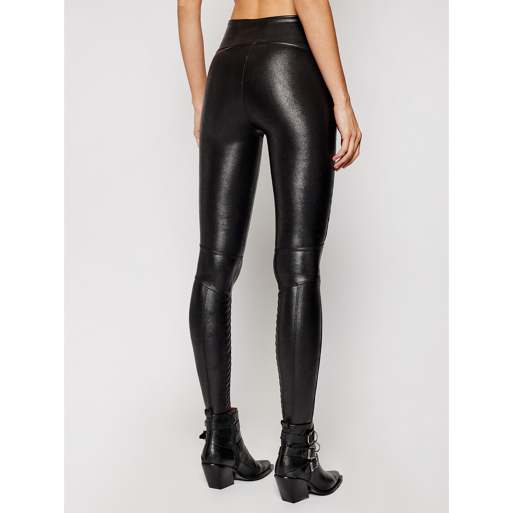 SPANX Клин Faux Leather Moto 20136R Черен Slim Fit - Pepit.bg