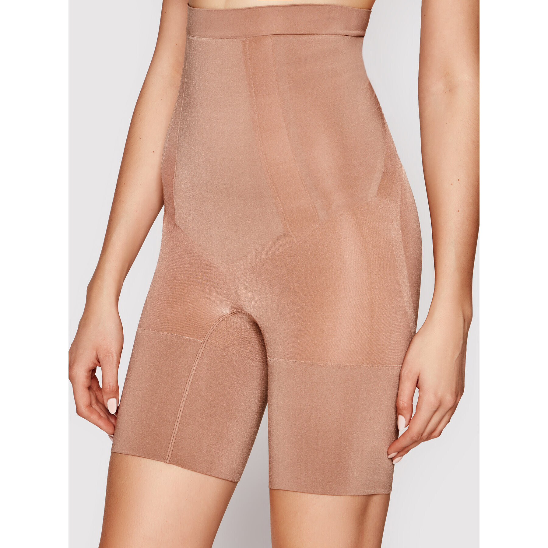 SPANX Моделиращо бельо долна част Oncore High-Waist High Short SS1915 Кафяв - Pepit.bg