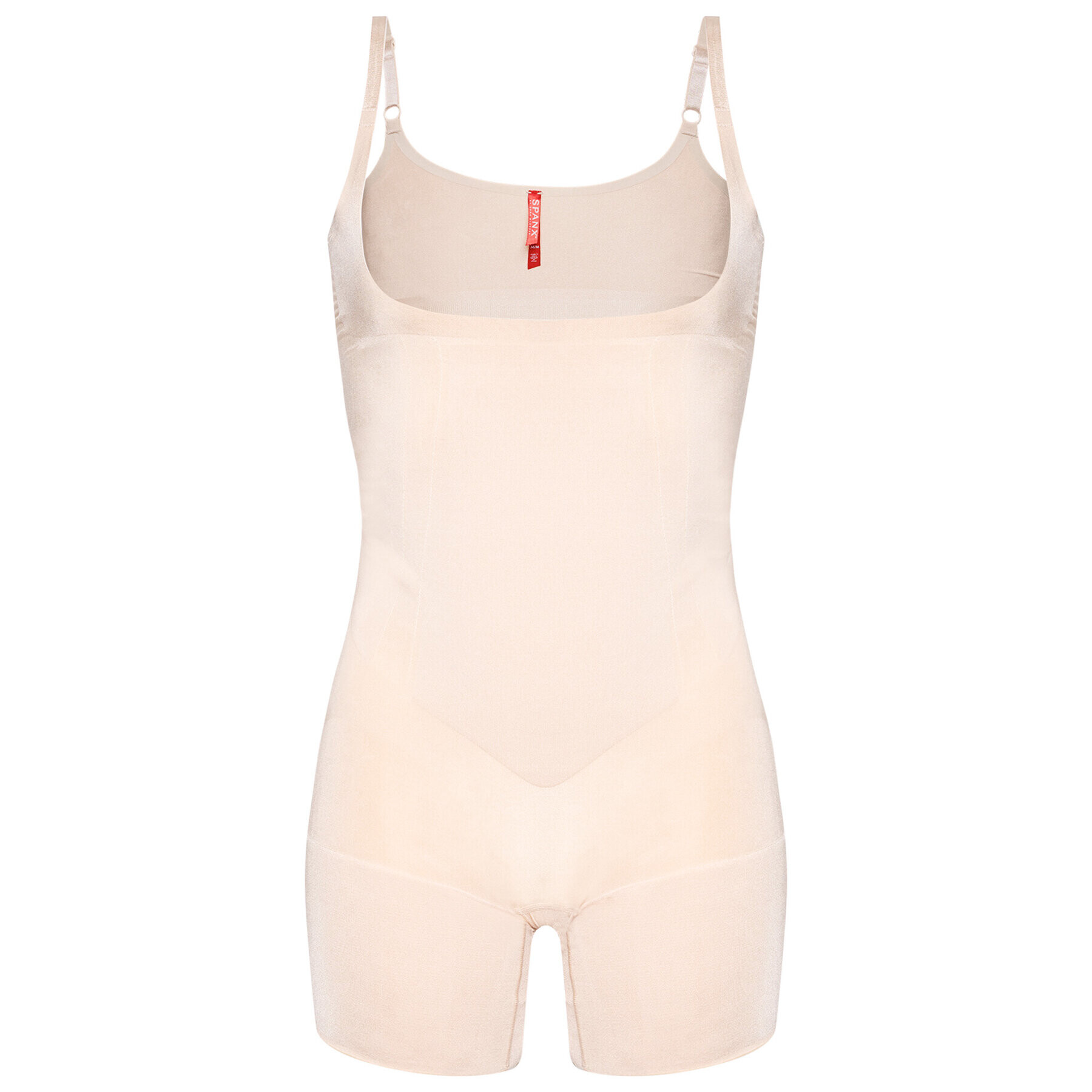 SPANX Оформящ гащеризон Oncore Openbust Mid-Thigh 10130R Бежов - Pepit.bg