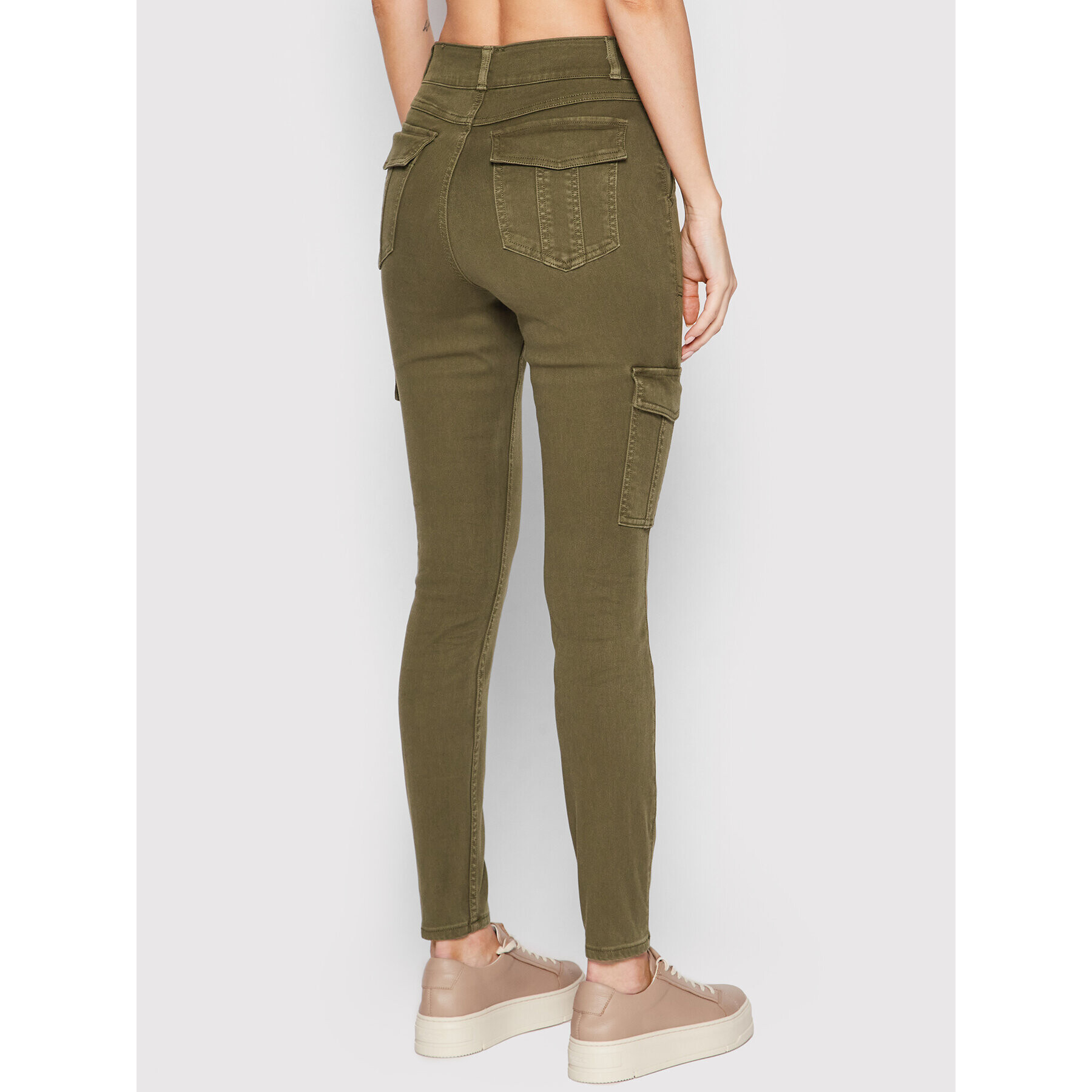 SPANX Текстилни панталони Cargo 20311R Зелен Skinny Fit - Pepit.bg