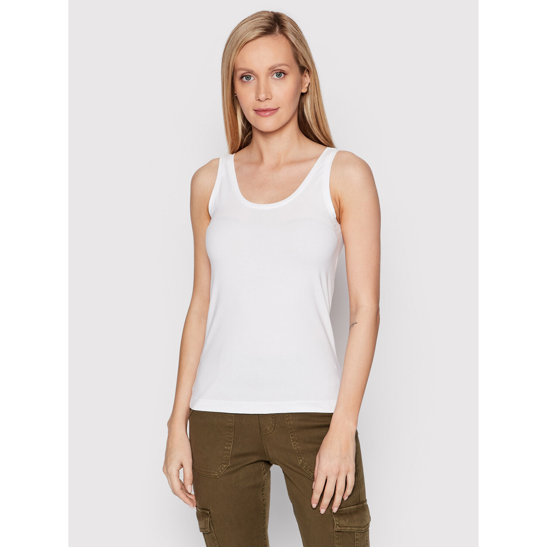 SPANX топ Control 10267R Бял Slim Fit - Pepit.bg