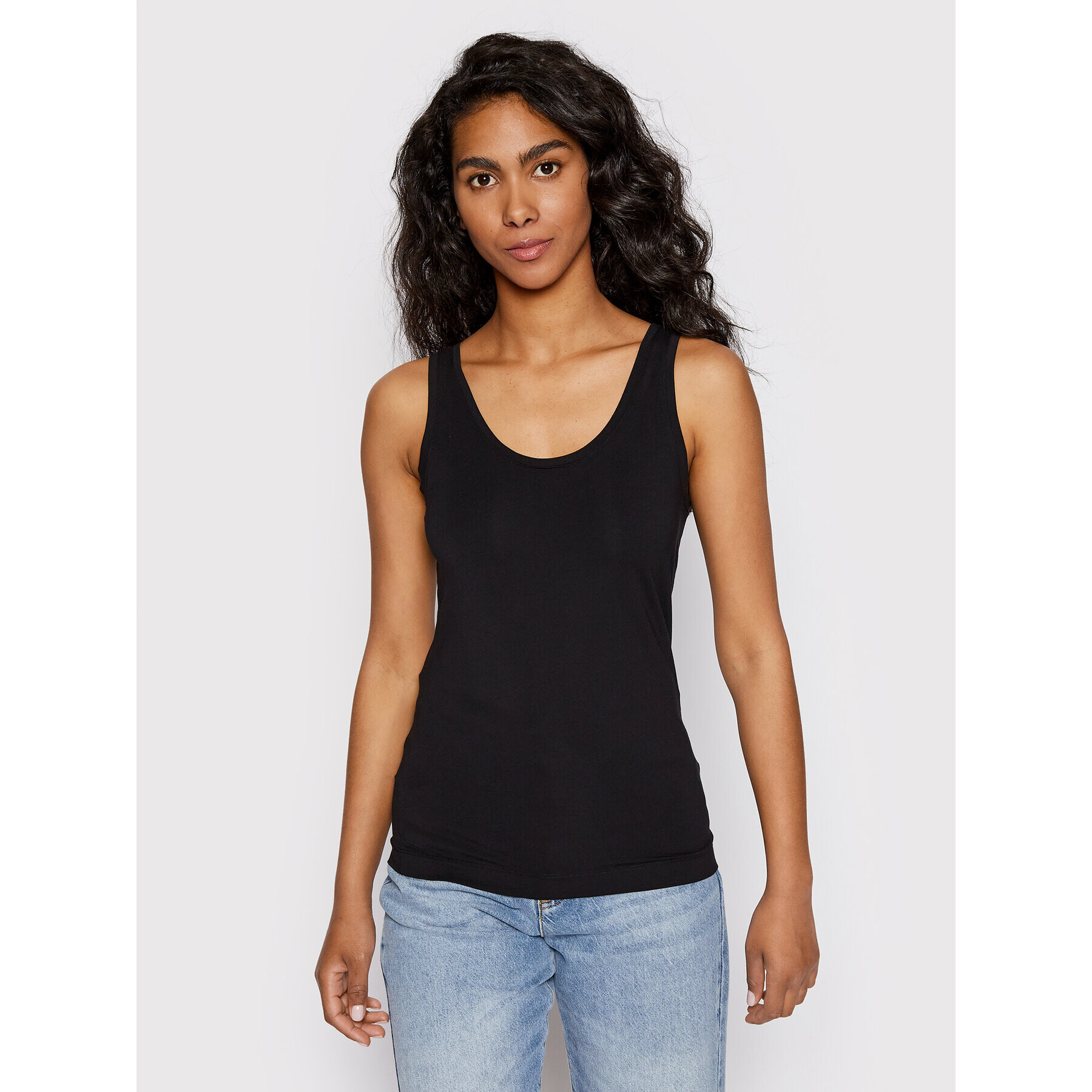 SPANX топ Control 10267R Черен Slim Fit - Pepit.bg