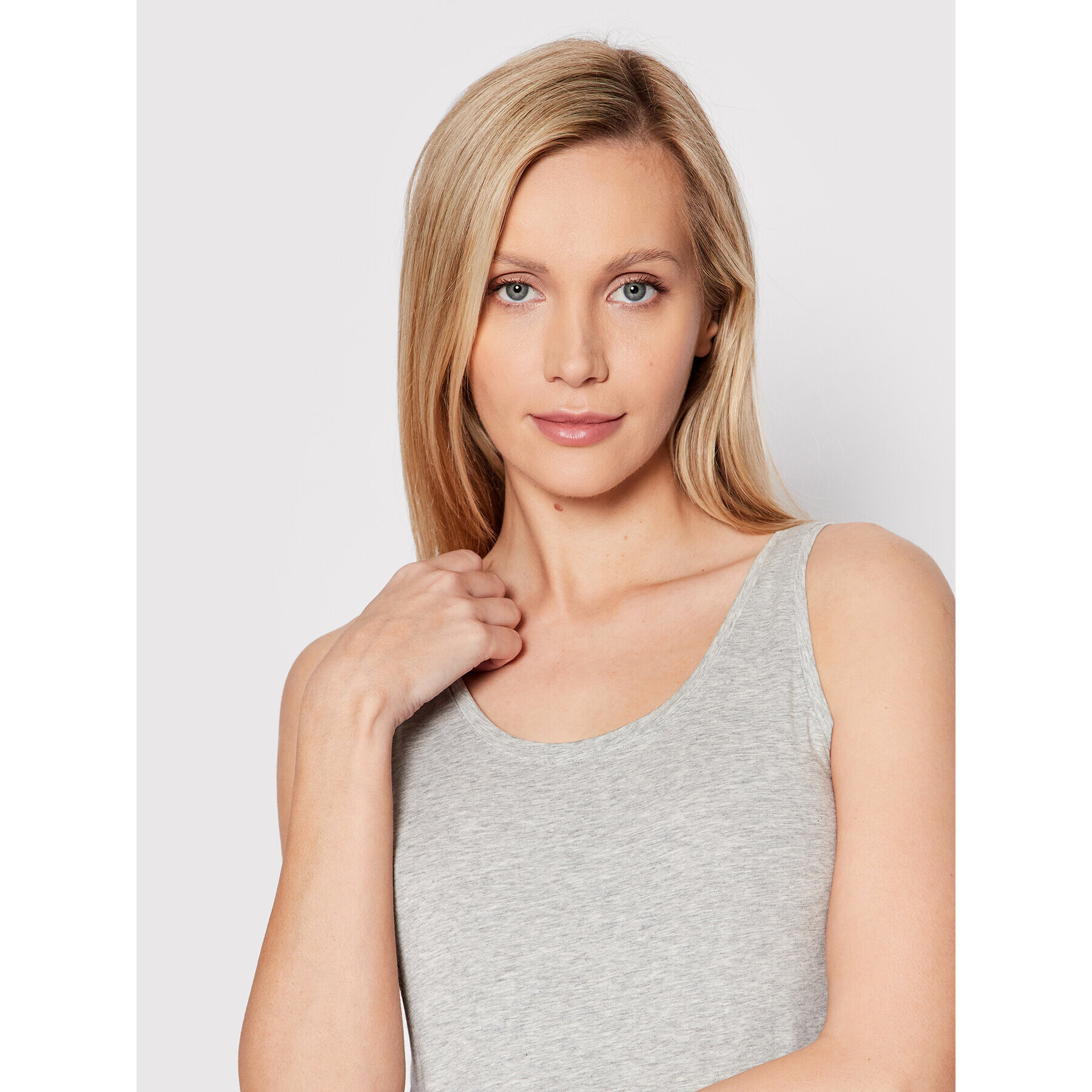 SPANX топ Control 10267R Сив Slim Fit - Pepit.bg