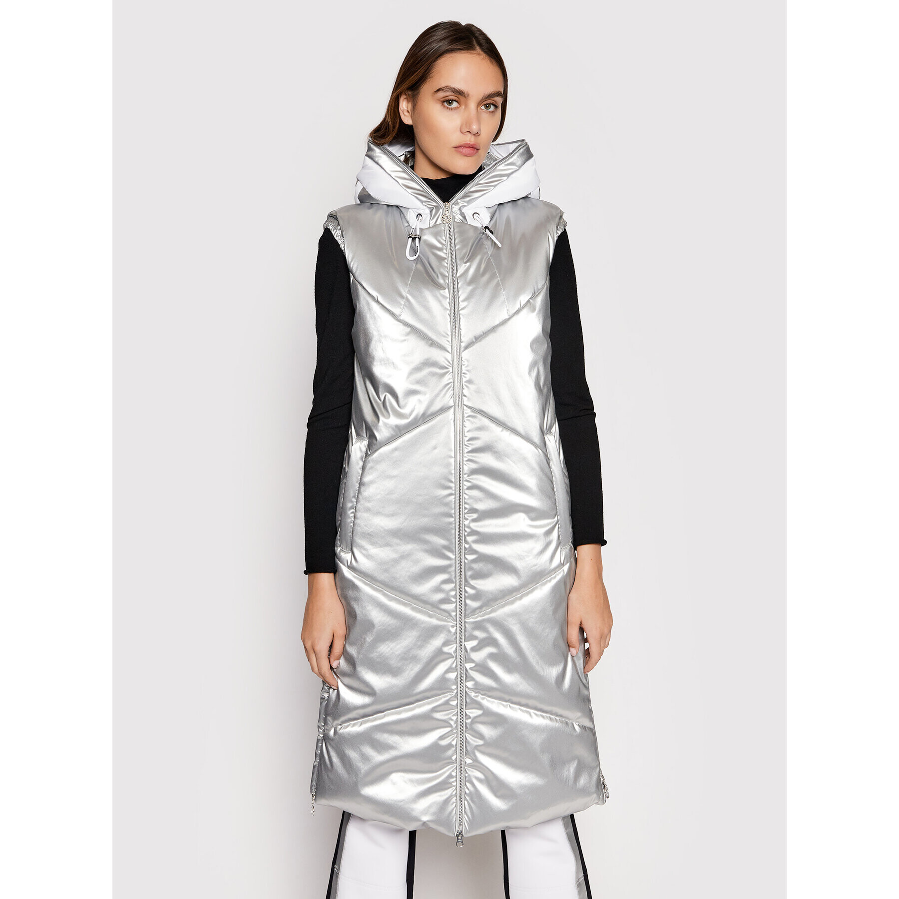 Sportalm Елек Cobra 9622008109 Сребрист Regular Fit - Pepit.bg