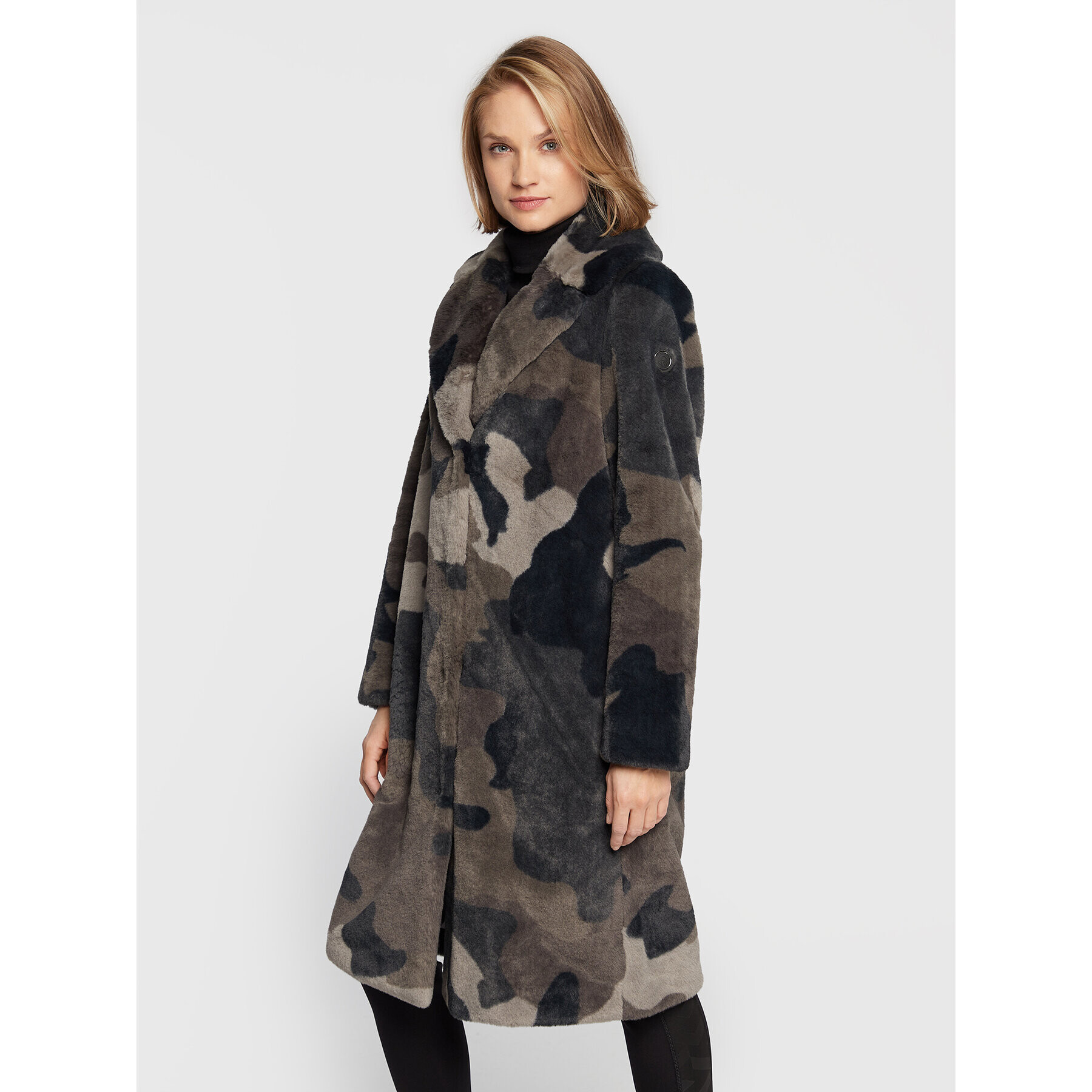 Sportalm Кожено палто 9851015785 Сив Regular Fit - Pepit.bg