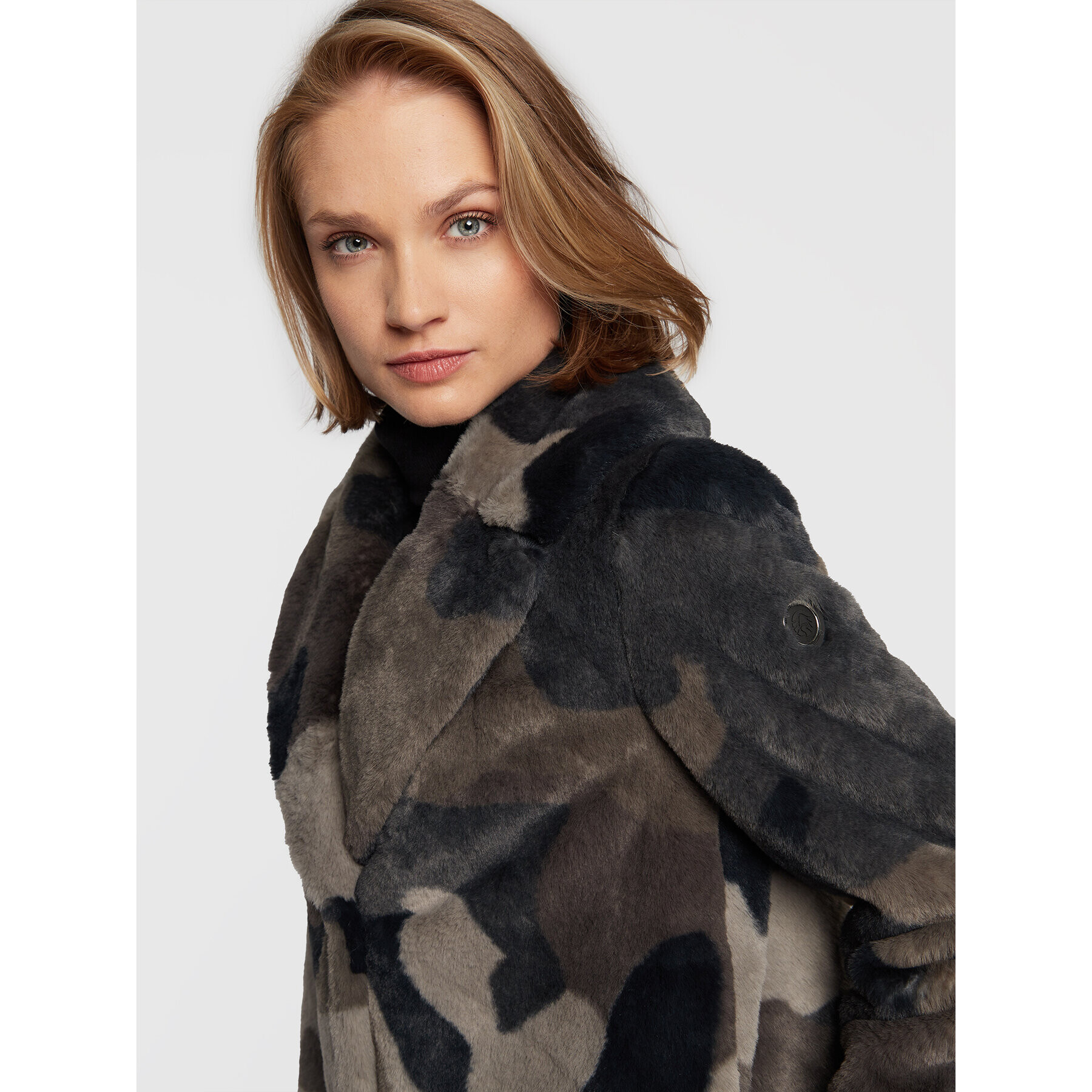 Sportalm Кожено палто 9851015785 Сив Regular Fit - Pepit.bg