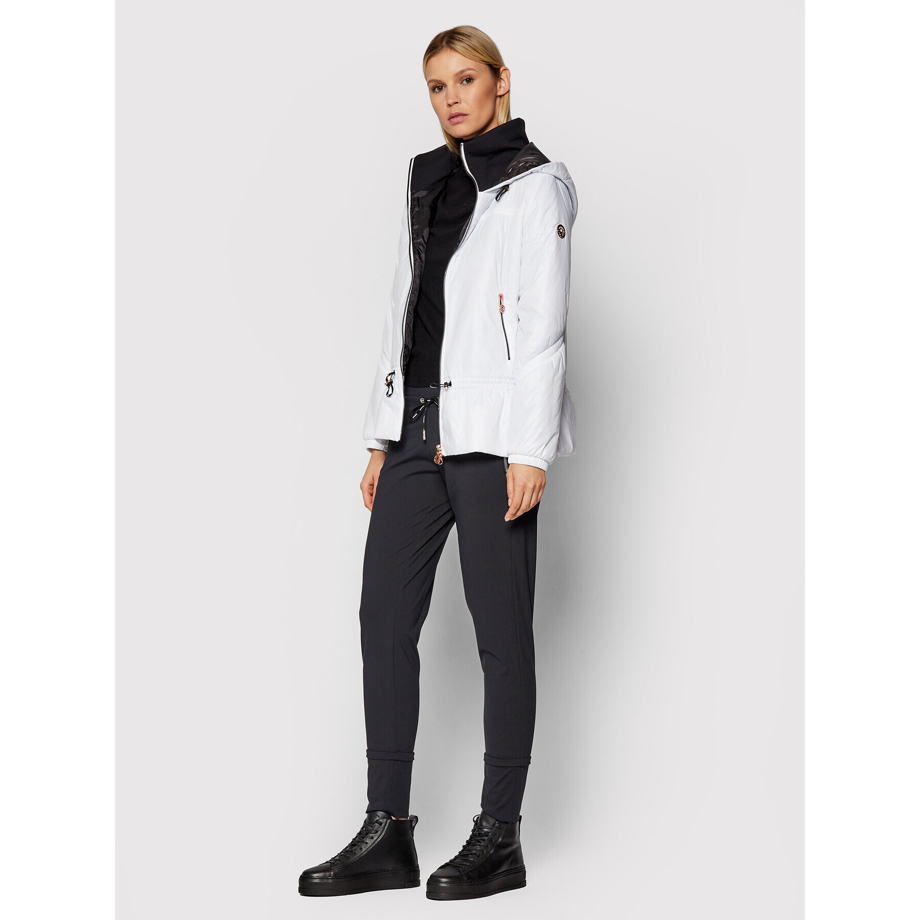 Sportalm Пухено яке 9610045097 Бял Regular Fit - Pepit.bg