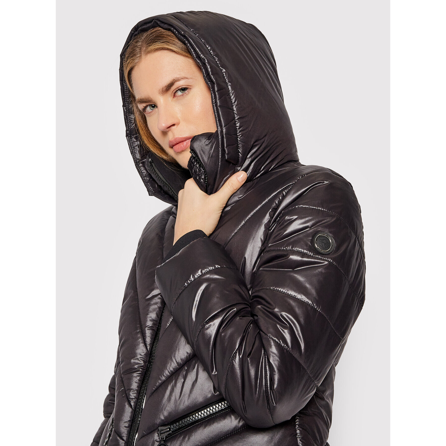 Sportalm Пухено яке 9610050097 Черен Slim Fit - Pepit.bg