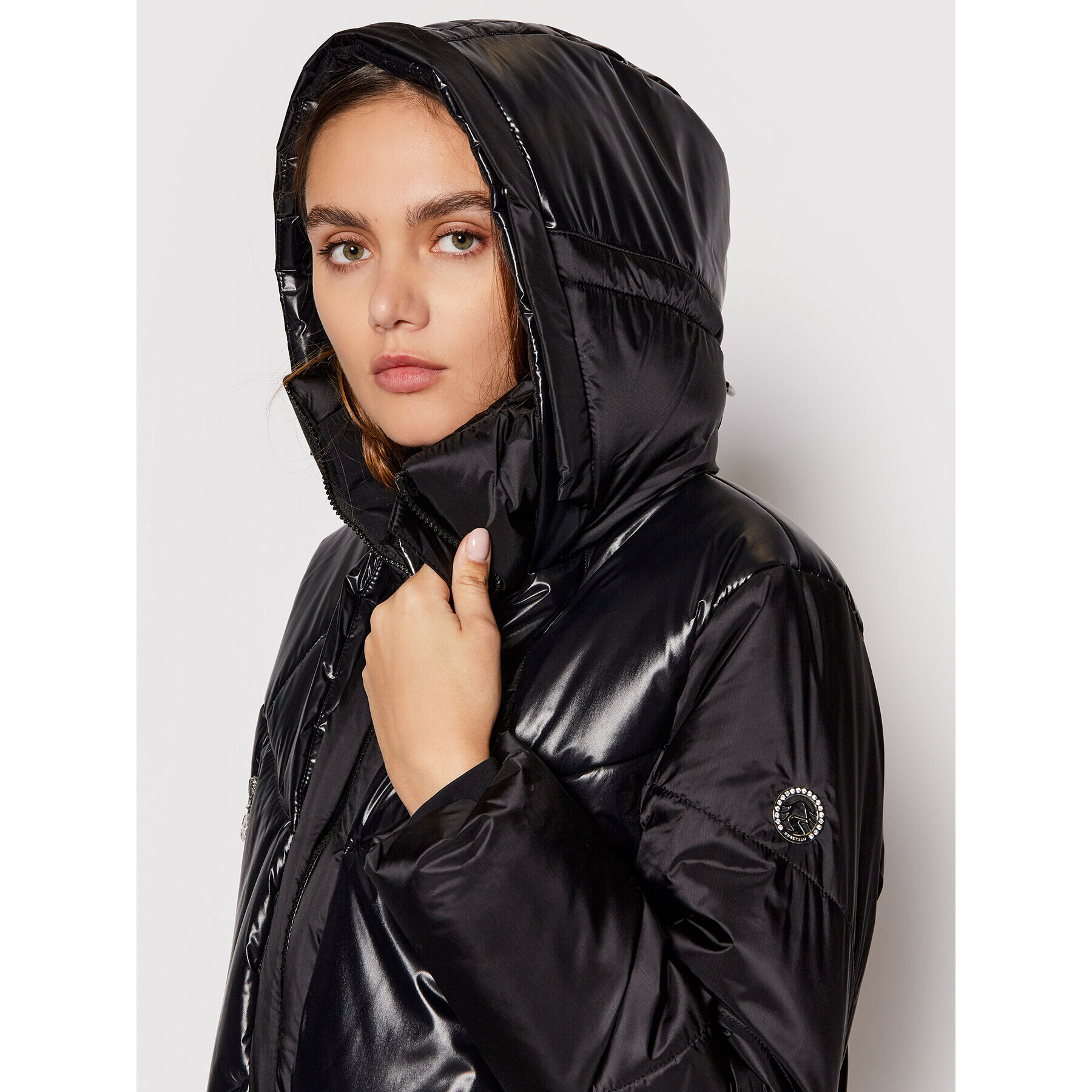 Sportalm Пухено яке 9621007489 Черен Regular Fit - Pepit.bg