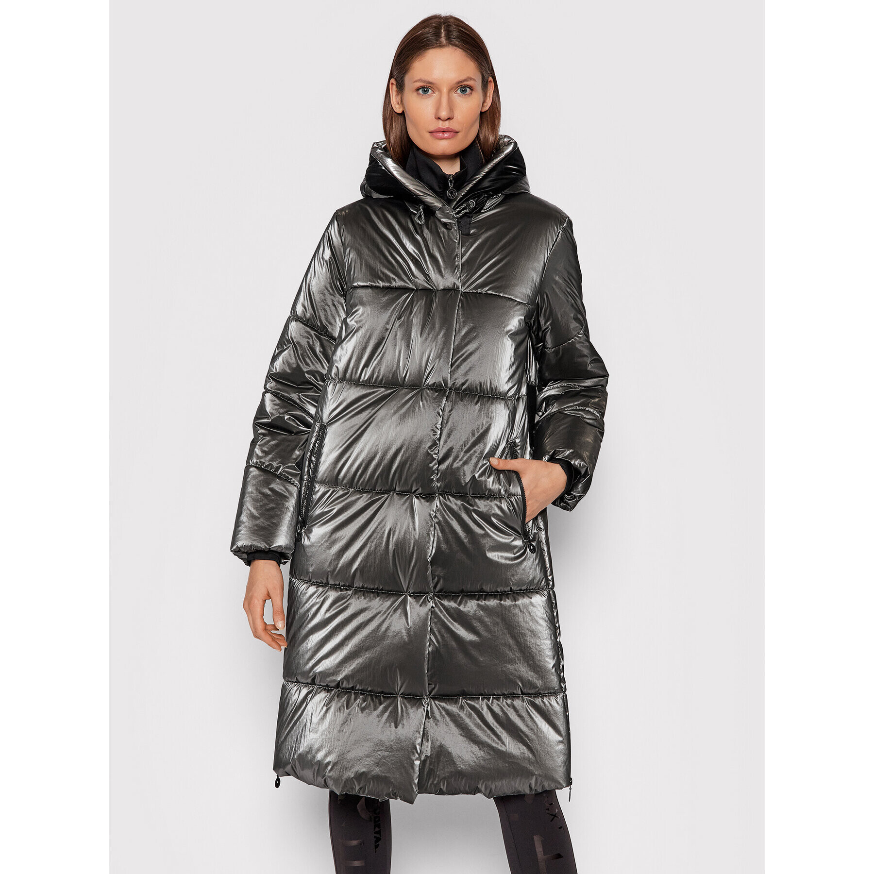 Sportalm Пухено яке 9621008112 Сребрист Regular Fit - Pepit.bg