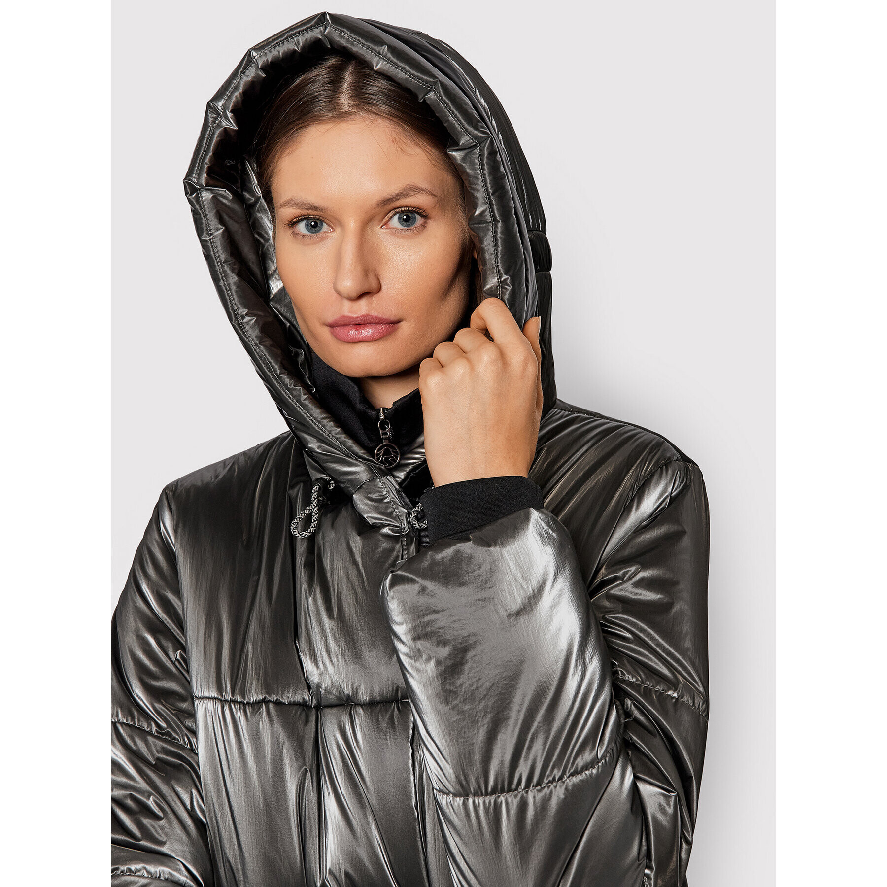 Sportalm Пухено яке 9621008112 Сребрист Regular Fit - Pepit.bg