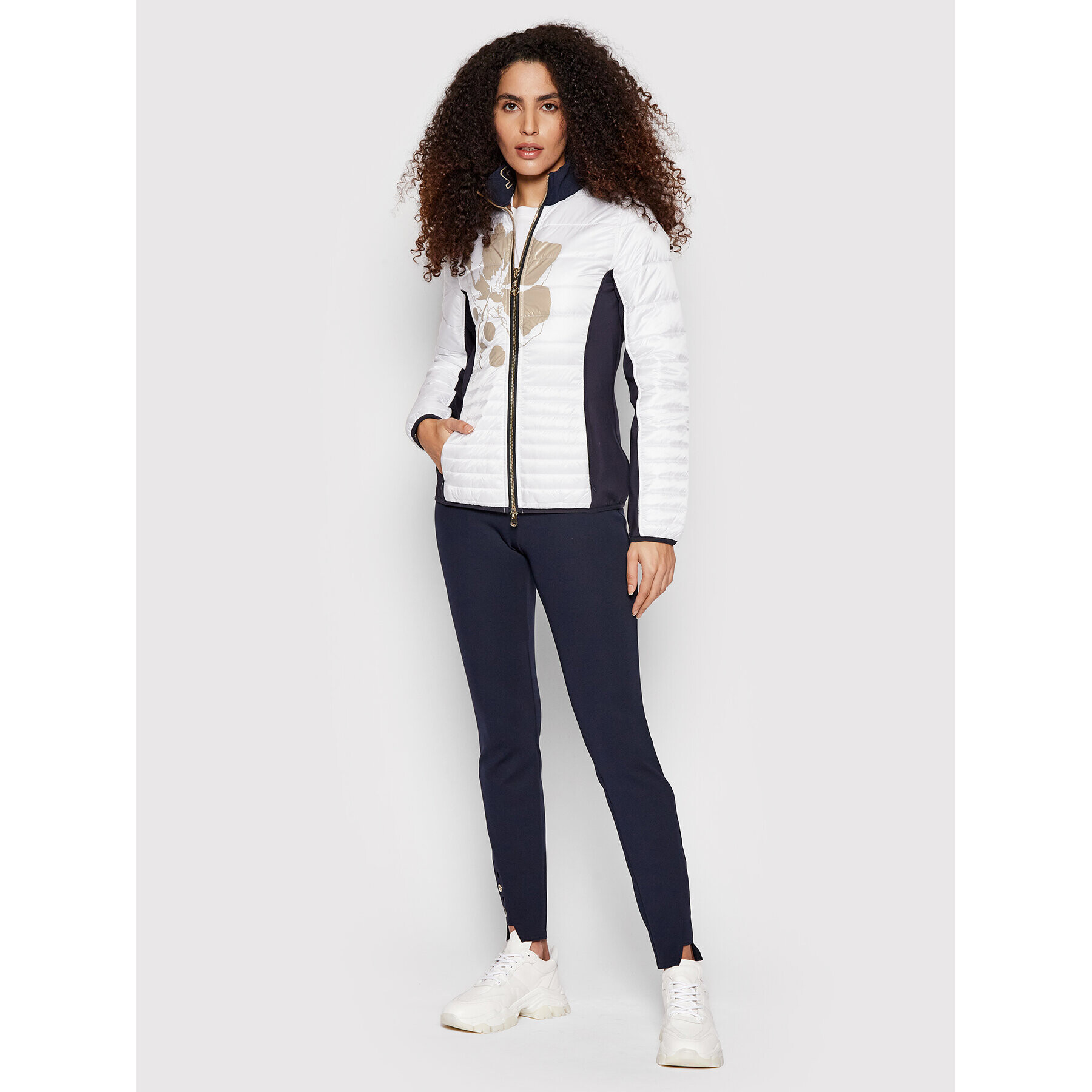 Sportalm Пухено яке 9710003715 Бял Regular Fit - Pepit.bg