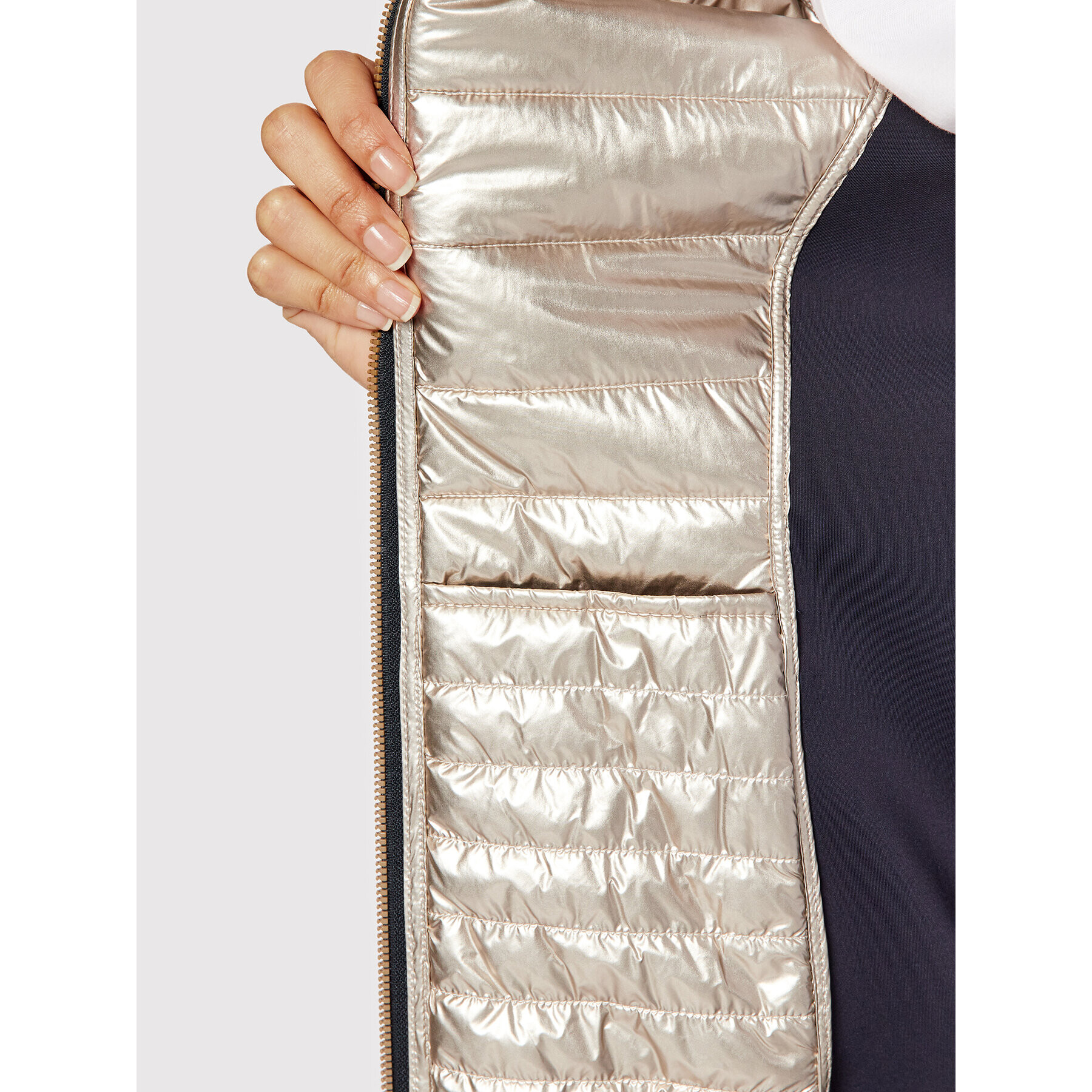 Sportalm Пухено яке 9710003715 Бял Regular Fit - Pepit.bg