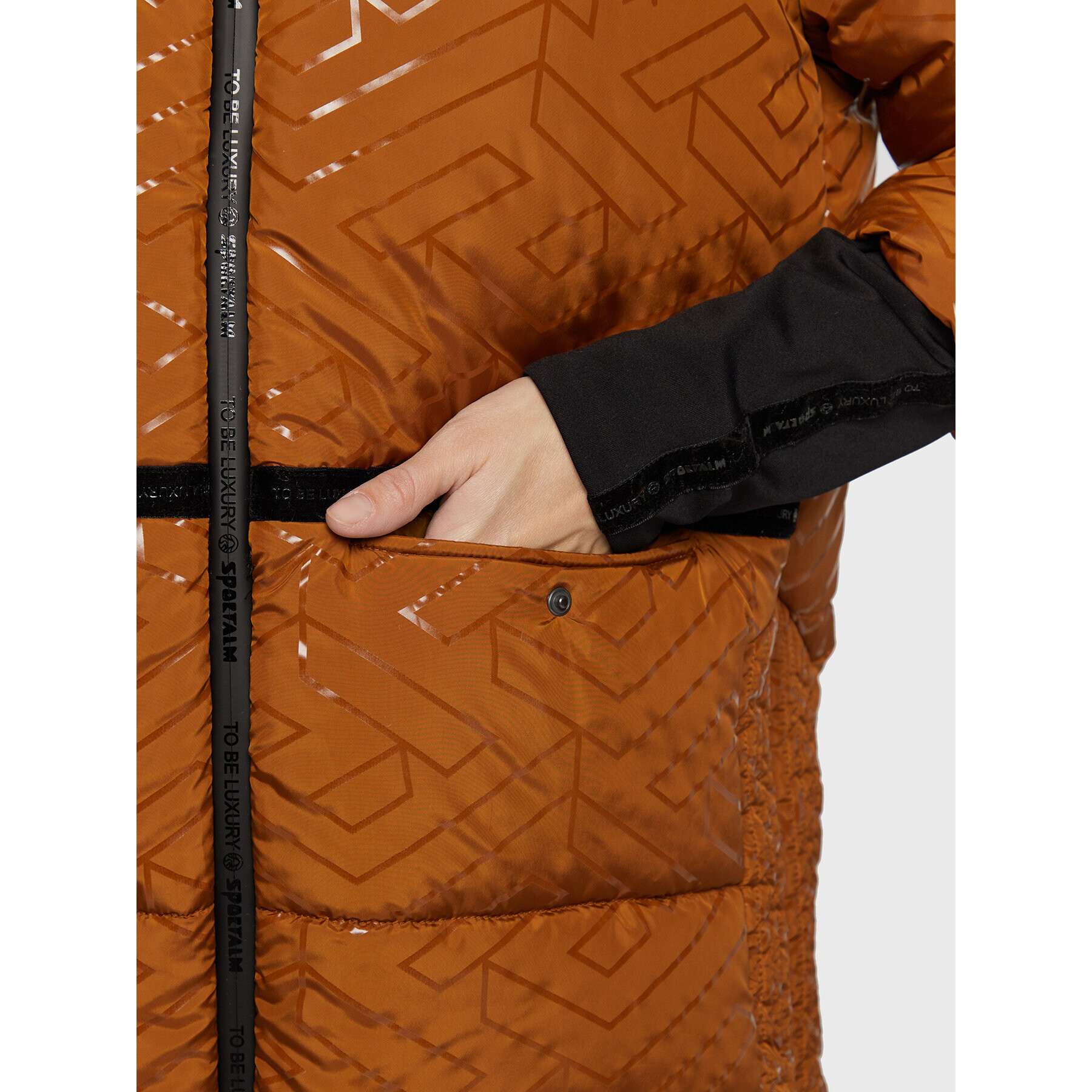Sportalm Пухено яке 9810012115 Кафяв Regular Fit - Pepit.bg