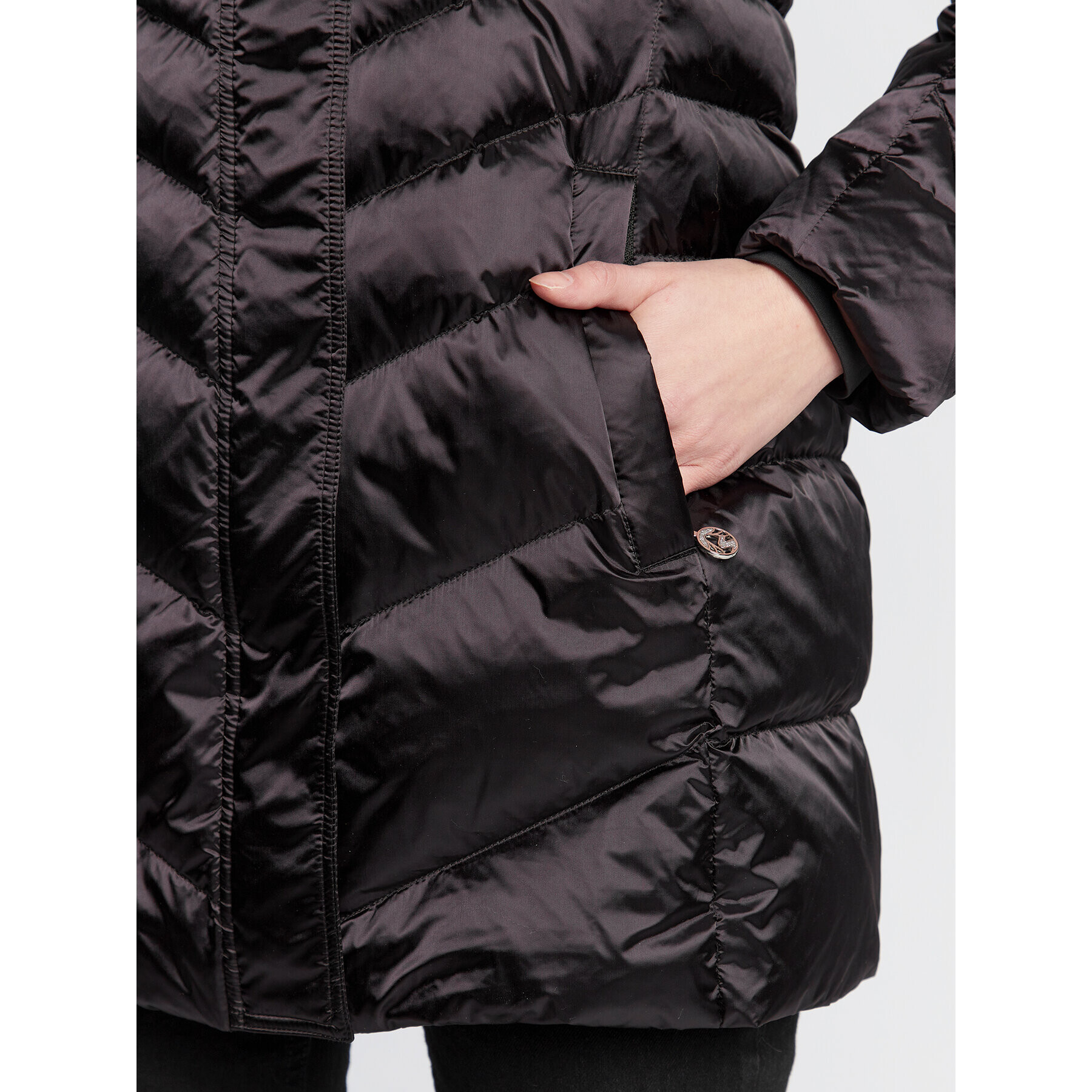 Sportalm Пухено яке 9810022752 Черен Regular Fit - Pepit.bg