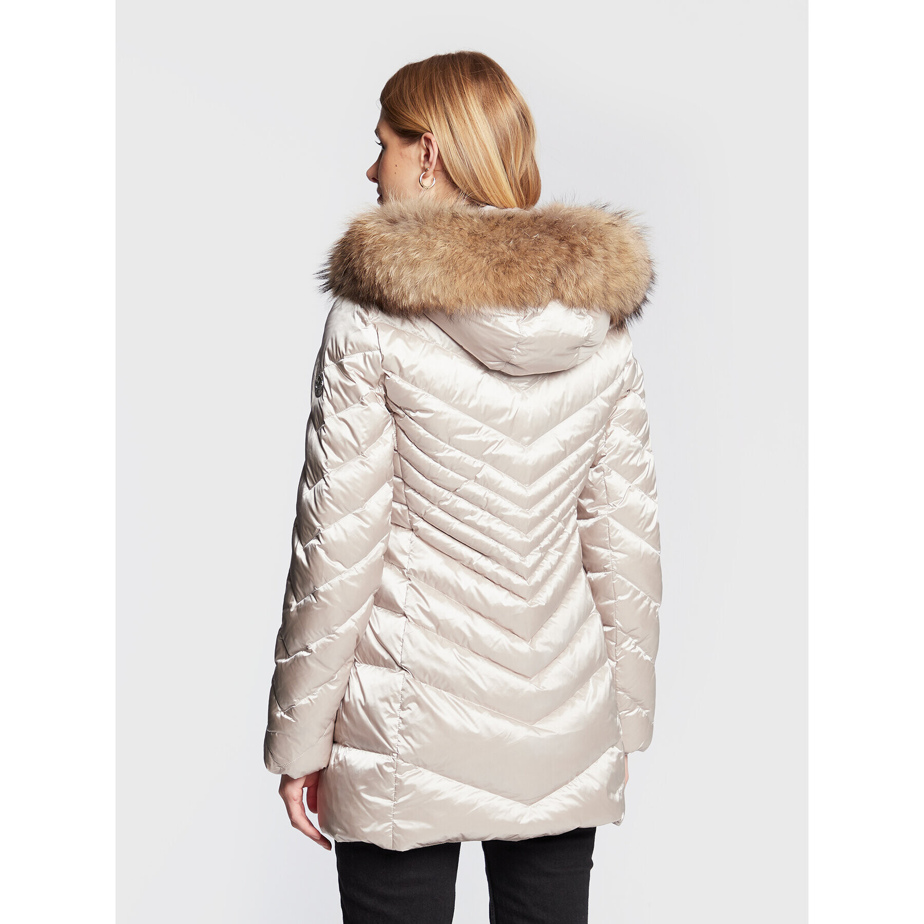 Sportalm Пухено яке 9810022752 Сив Regular Fit - Pepit.bg