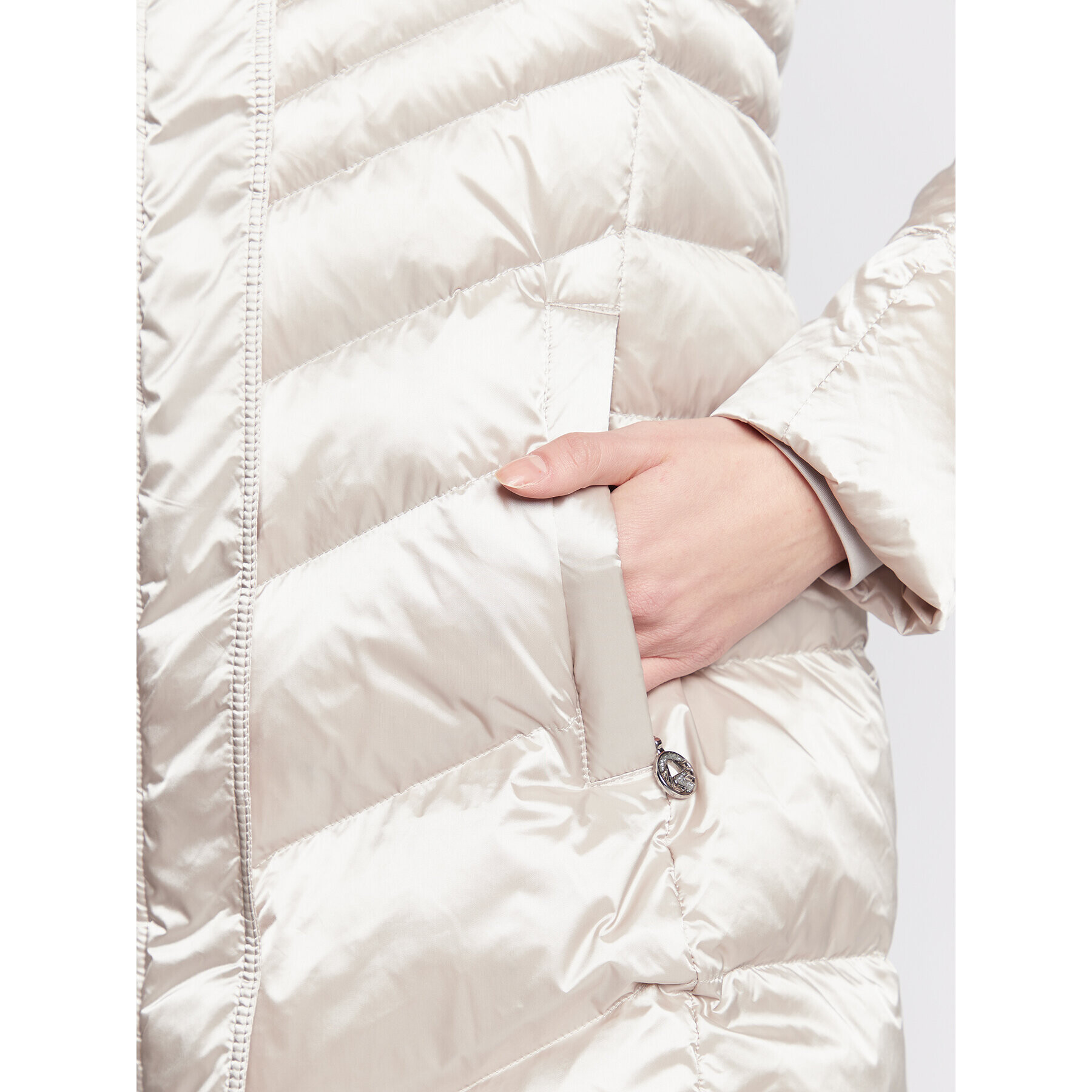 Sportalm Пухено яке 9810022752 Сив Regular Fit - Pepit.bg