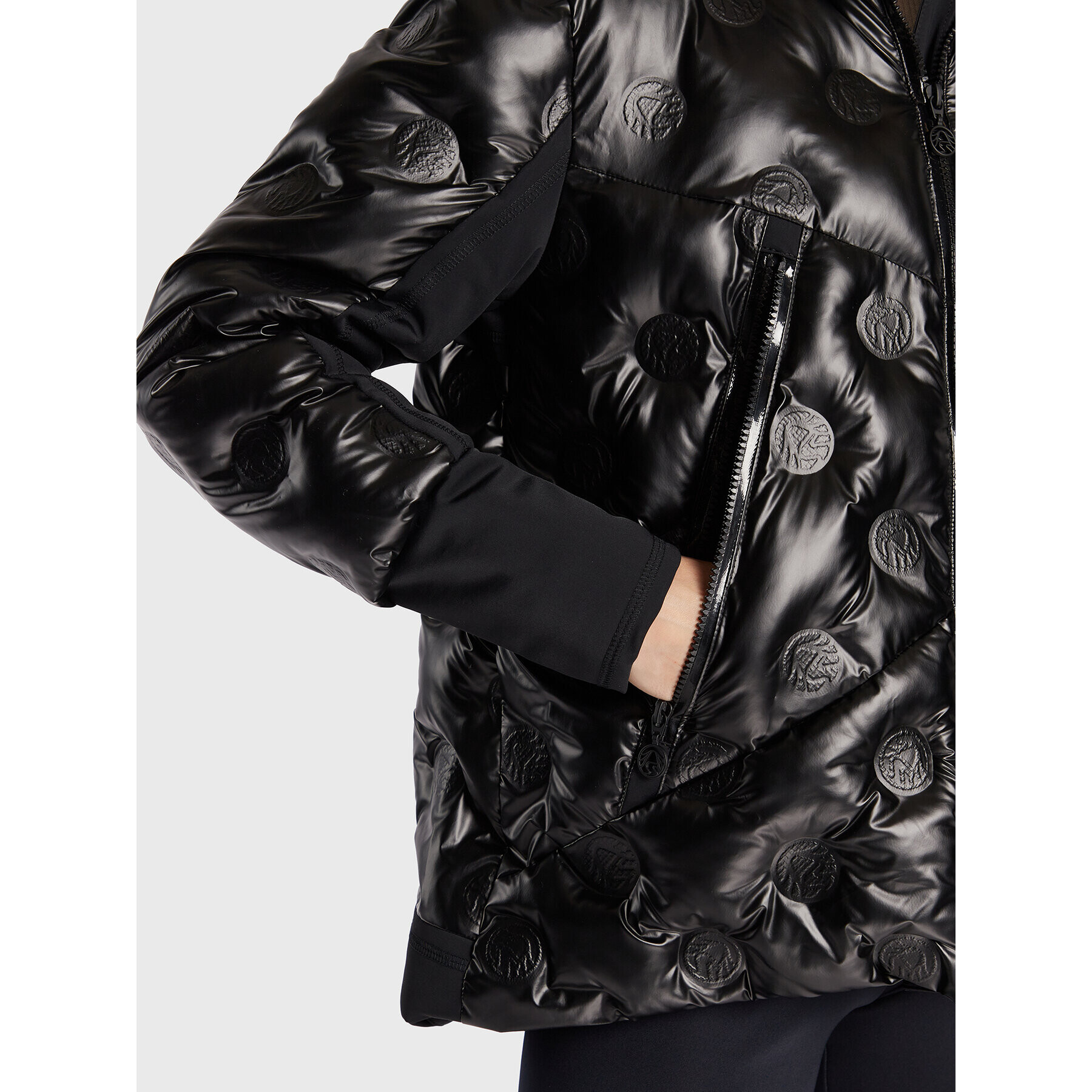 Sportalm Пухено яке 9810061512 Черен Regular Fit - Pepit.bg