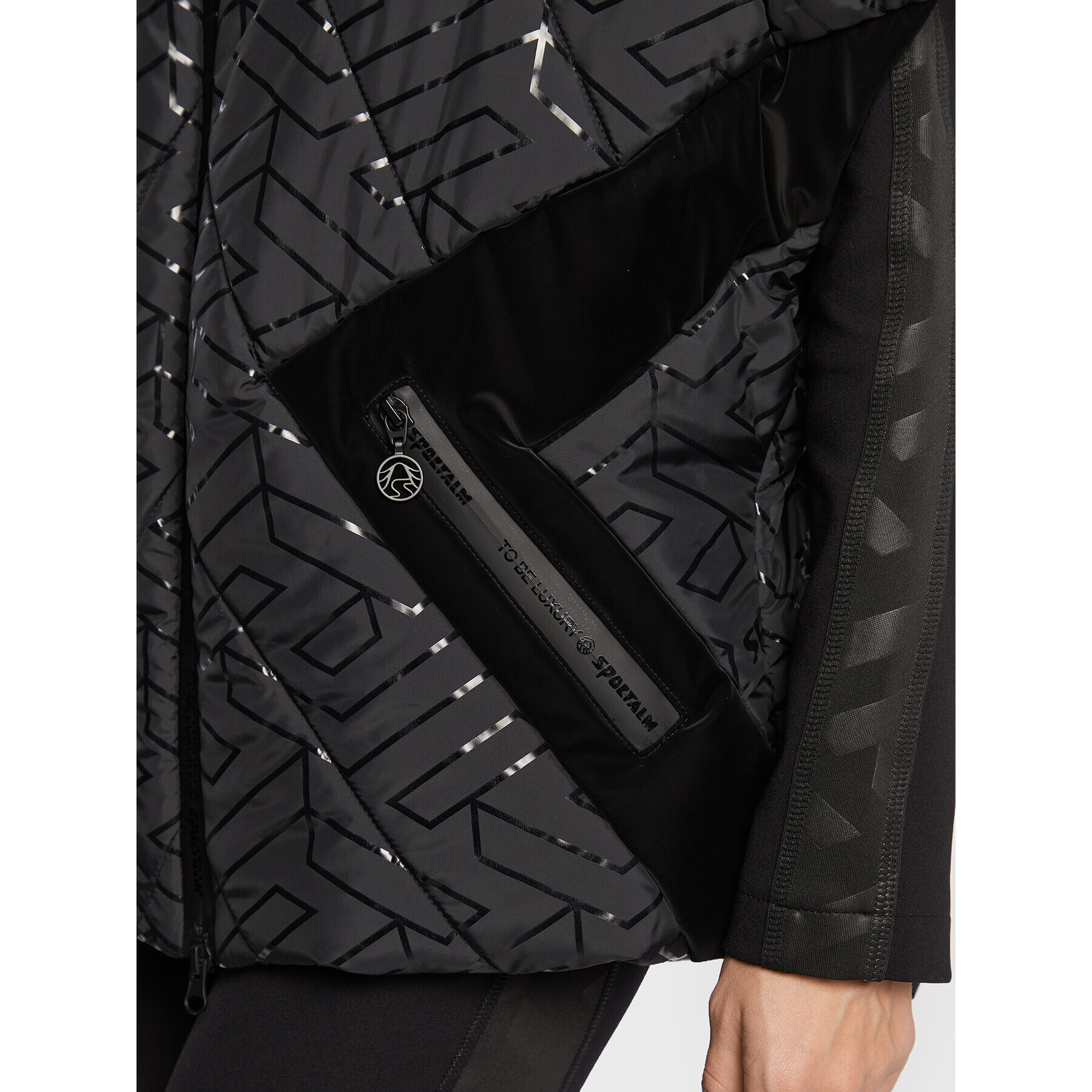 Sportalm Пухено яке 9812012115 Черен Regular Fit - Pepit.bg