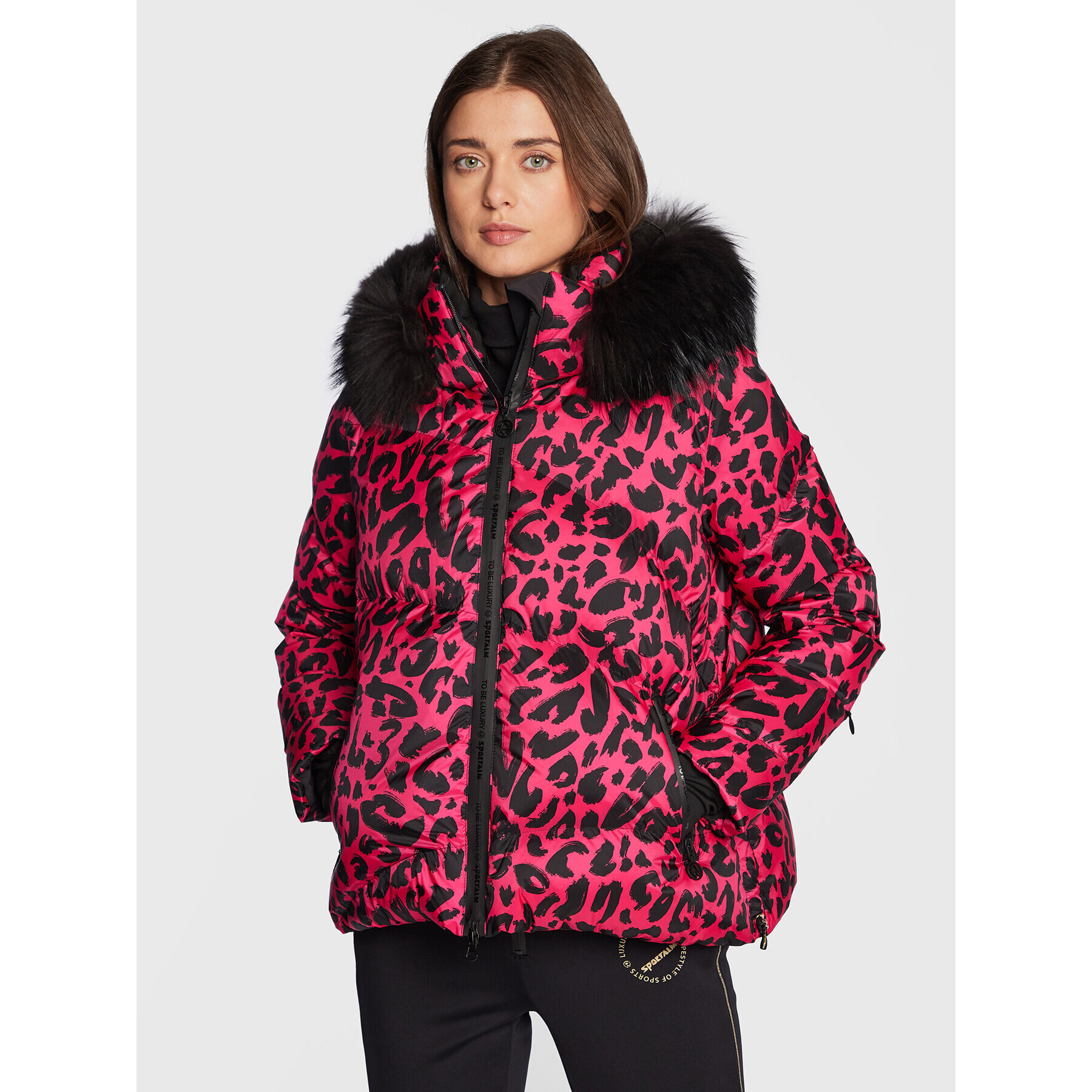 Sportalm Пухено яке 9820573135 Розов Regular Fit - Pepit.bg