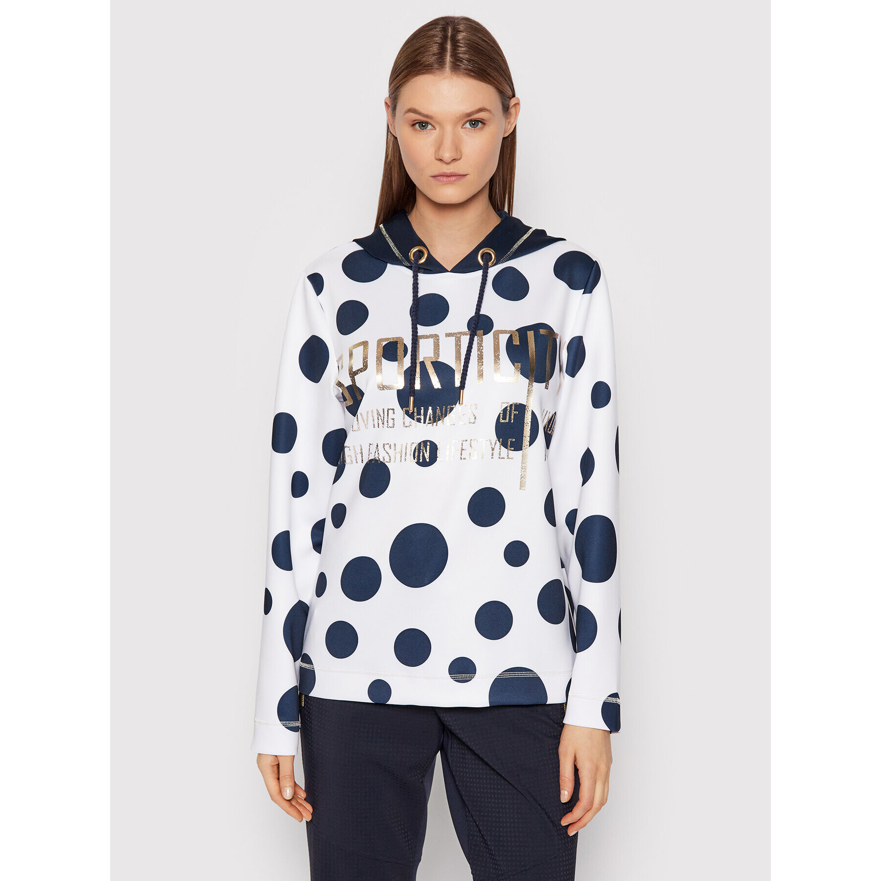 Sportalm Суитшърт Leni 9714011809 Бял Regular Fit - Pepit.bg