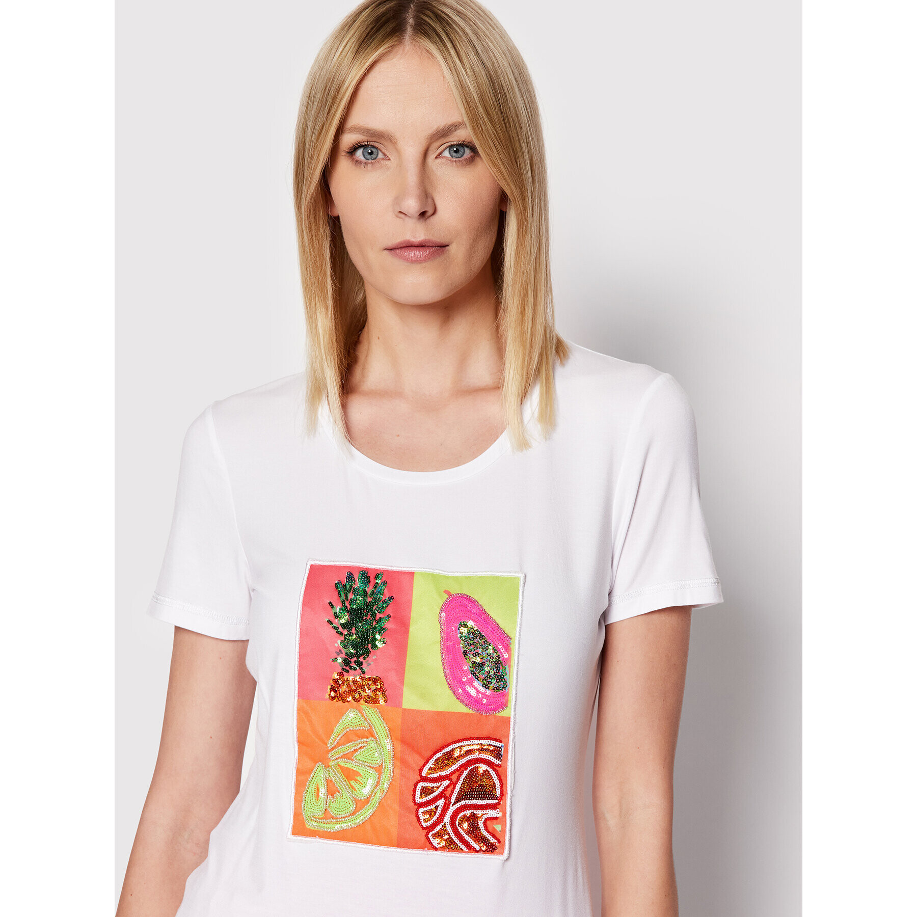 Sportalm Тишърт 9712530901 Бял Regular Fit - Pepit.bg