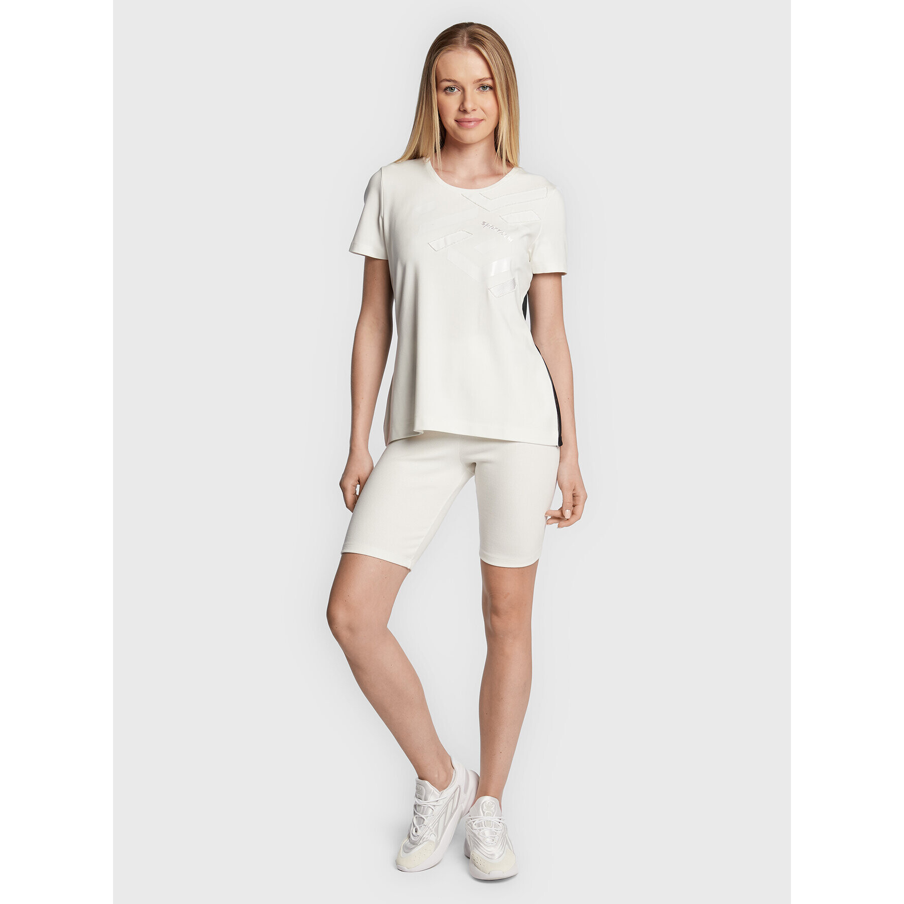 Sportalm Тишърт 9812508828 Бял Slim Fit - Pepit.bg