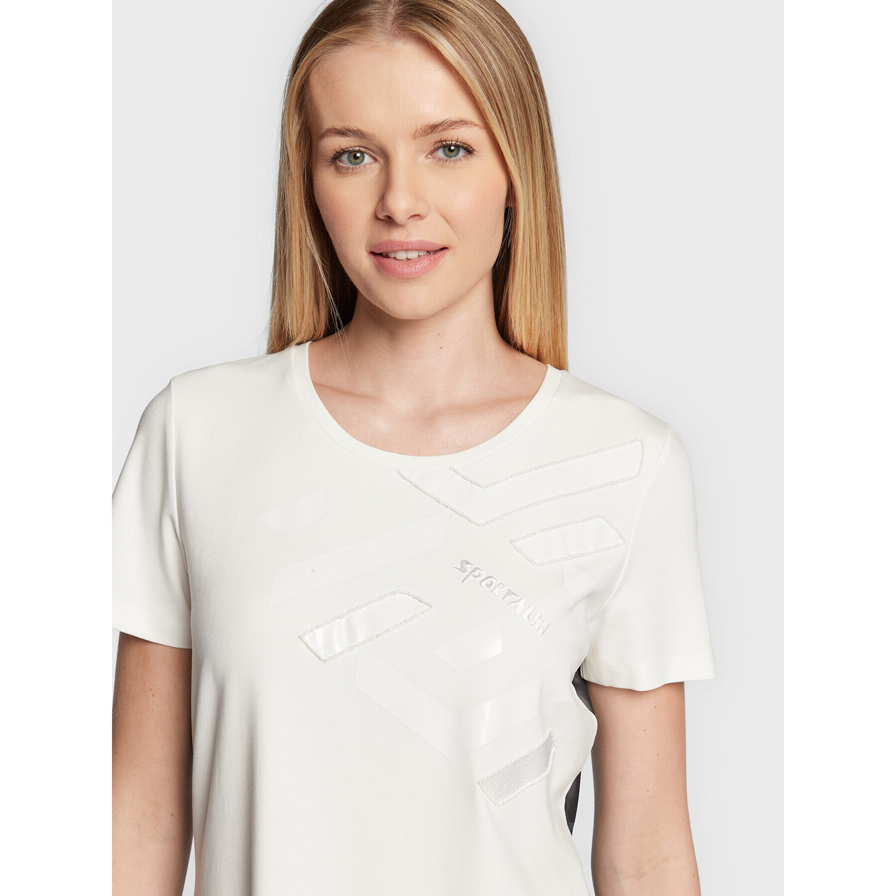 Sportalm Тишърт 9812508828 Бял Slim Fit - Pepit.bg