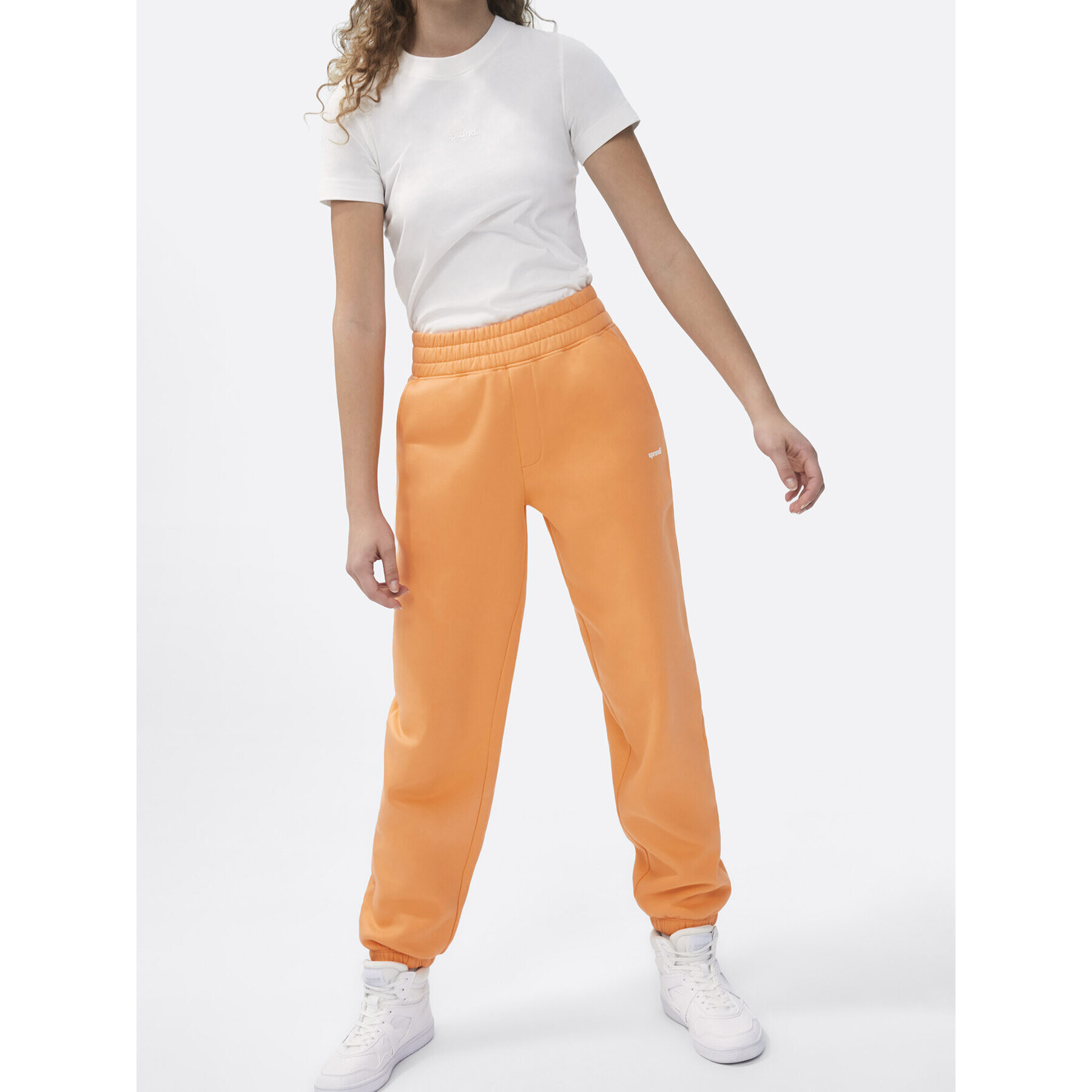 Sprandi Долнище анцуг SP22-SPD011 Оранжев Relaxed Fit - Pepit.bg