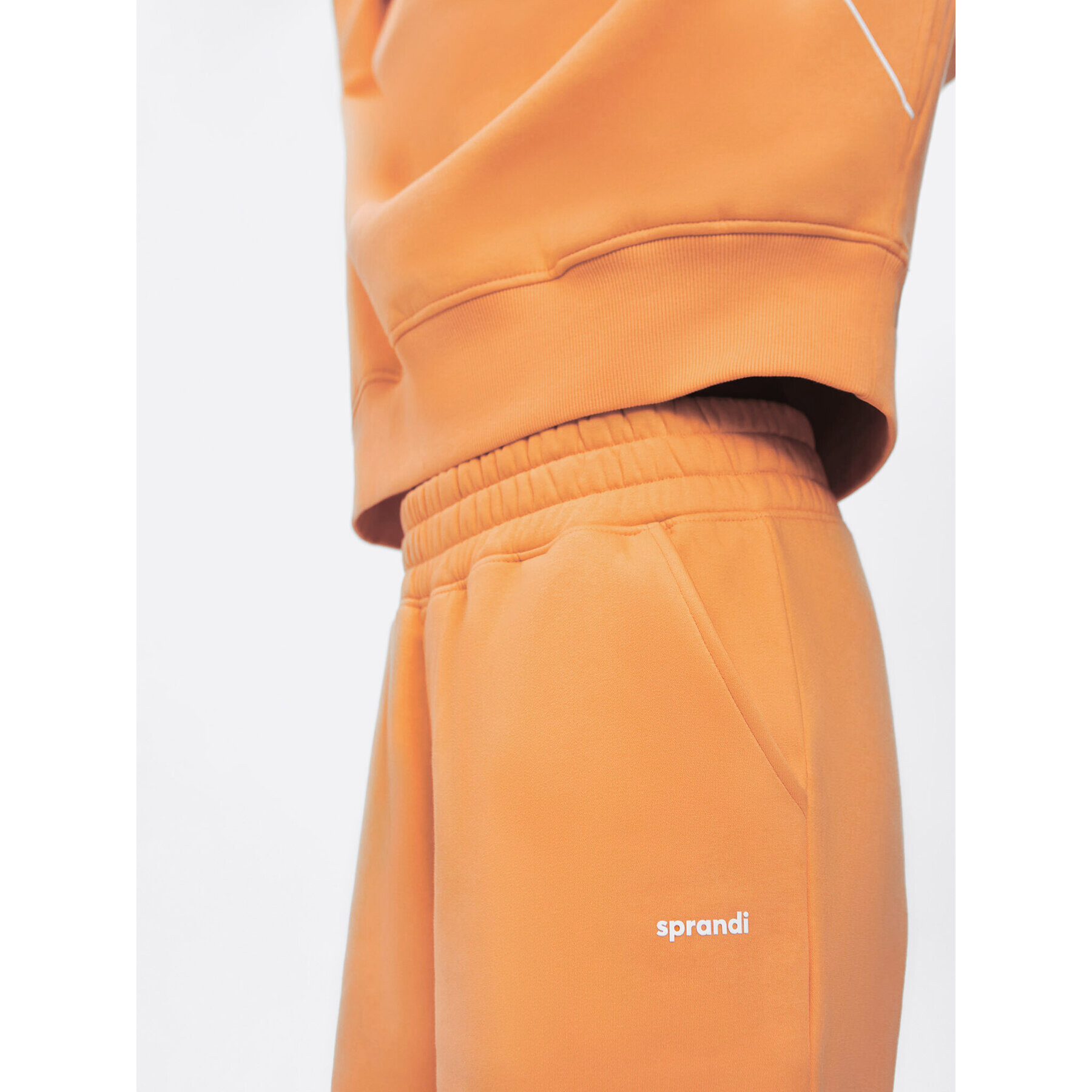 Sprandi Долнище анцуг SP22-SPD011 Оранжев Relaxed Fit - Pepit.bg