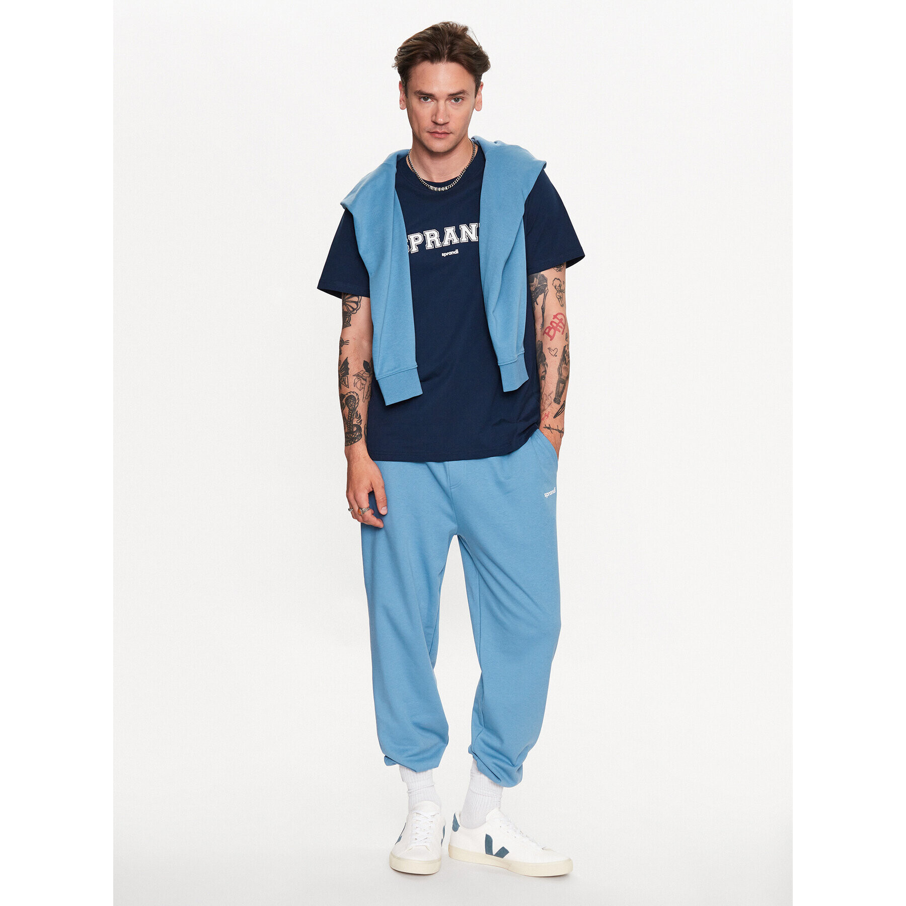 Sprandi Долнище анцуг SP3-SPM020 Син Regular Fit - Pepit.bg