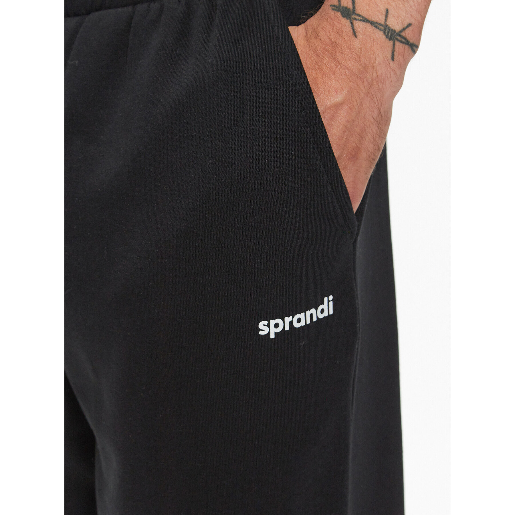 Sprandi Долнище анцуг SP3-SPM021 Черен Regular Fit - Pepit.bg