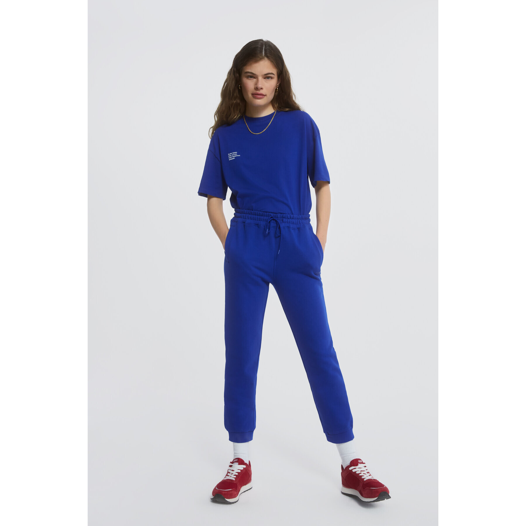 Sprandi Долнище анцуг AW21-SJM001 Син Regular Fit - Pepit.bg