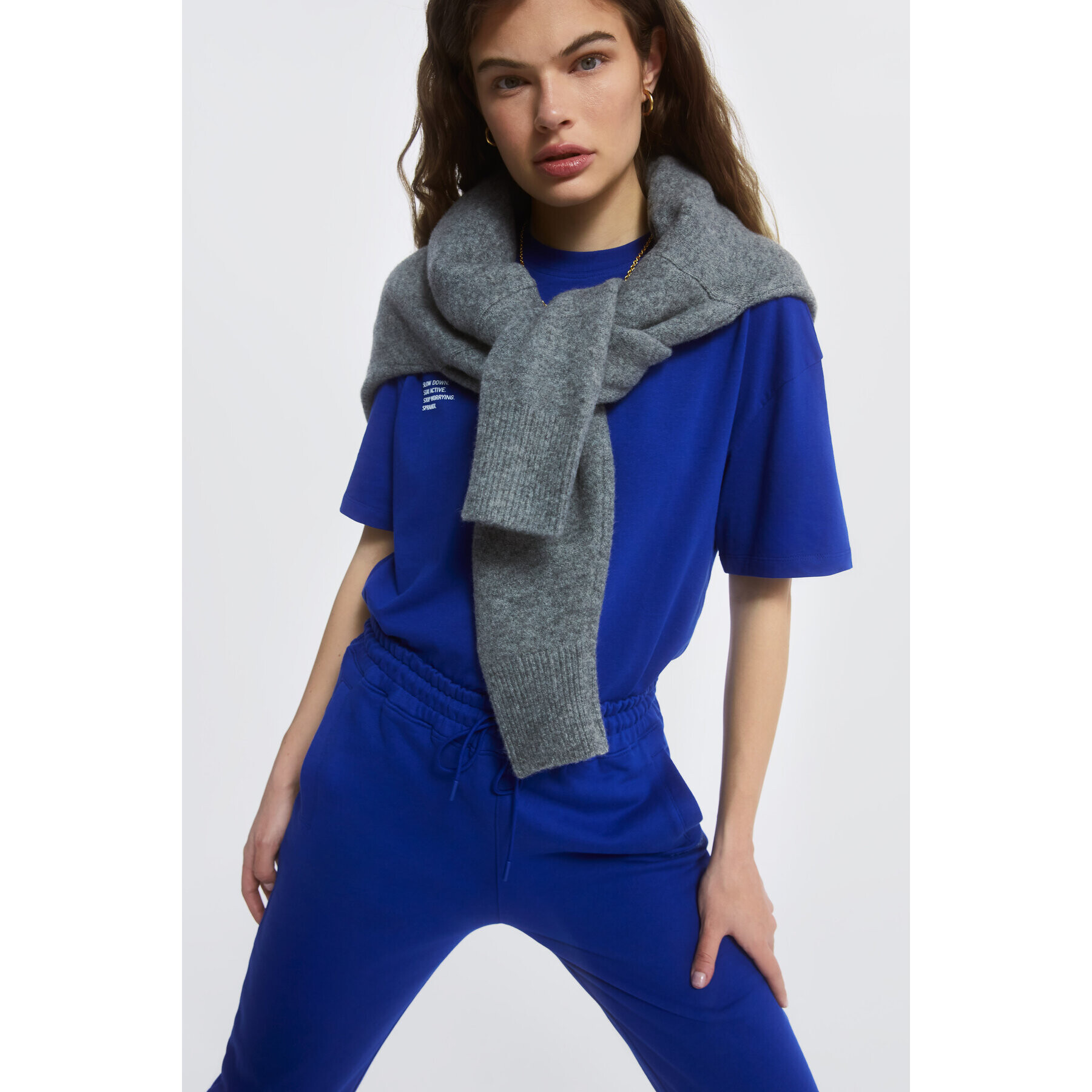 Sprandi Долнище анцуг AW21-SJM001 Син Regular Fit - Pepit.bg