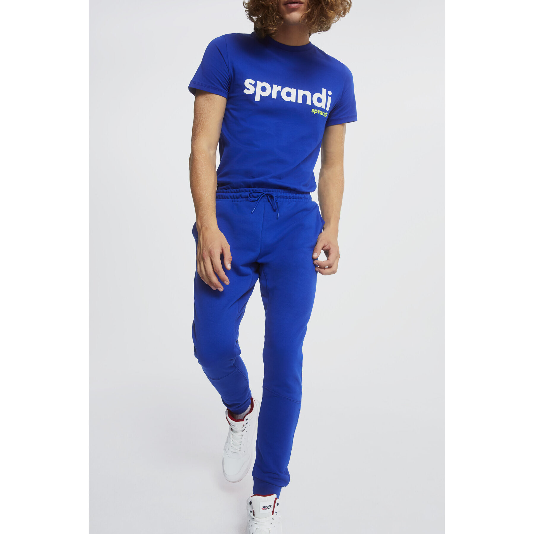 Sprandi Долнище анцуг AW21-SJM007 Син Regular Fit - Pepit.bg