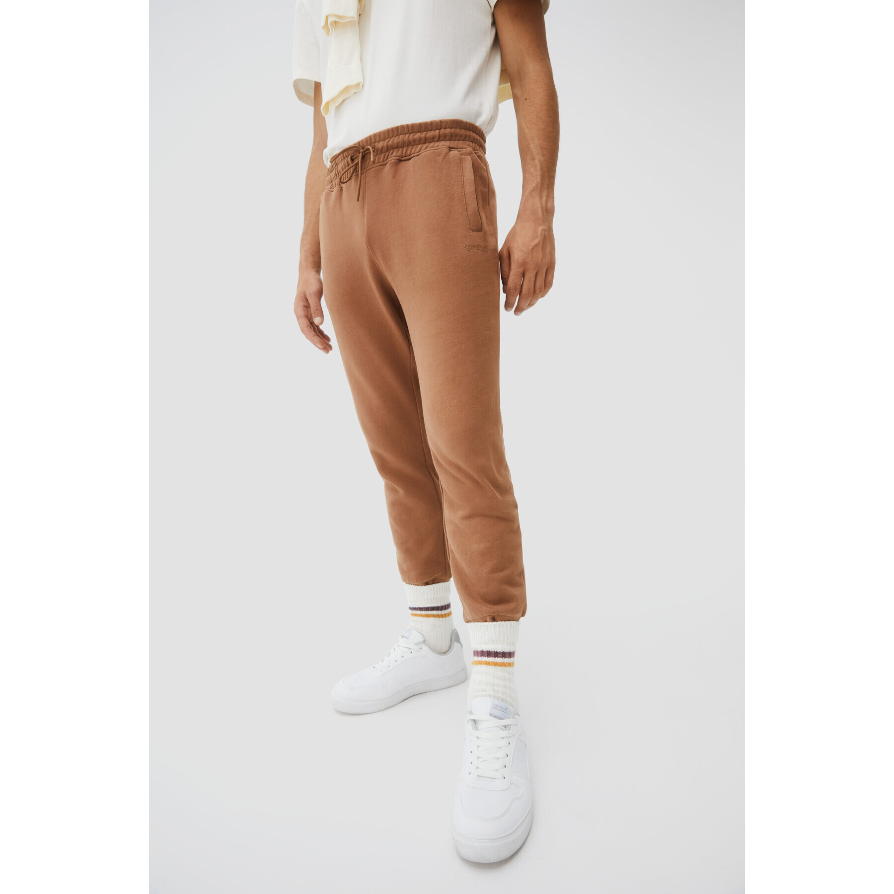 Sprandi Долнище анцуг AW21-SJM009 Кафяв Regular Fit - Pepit.bg