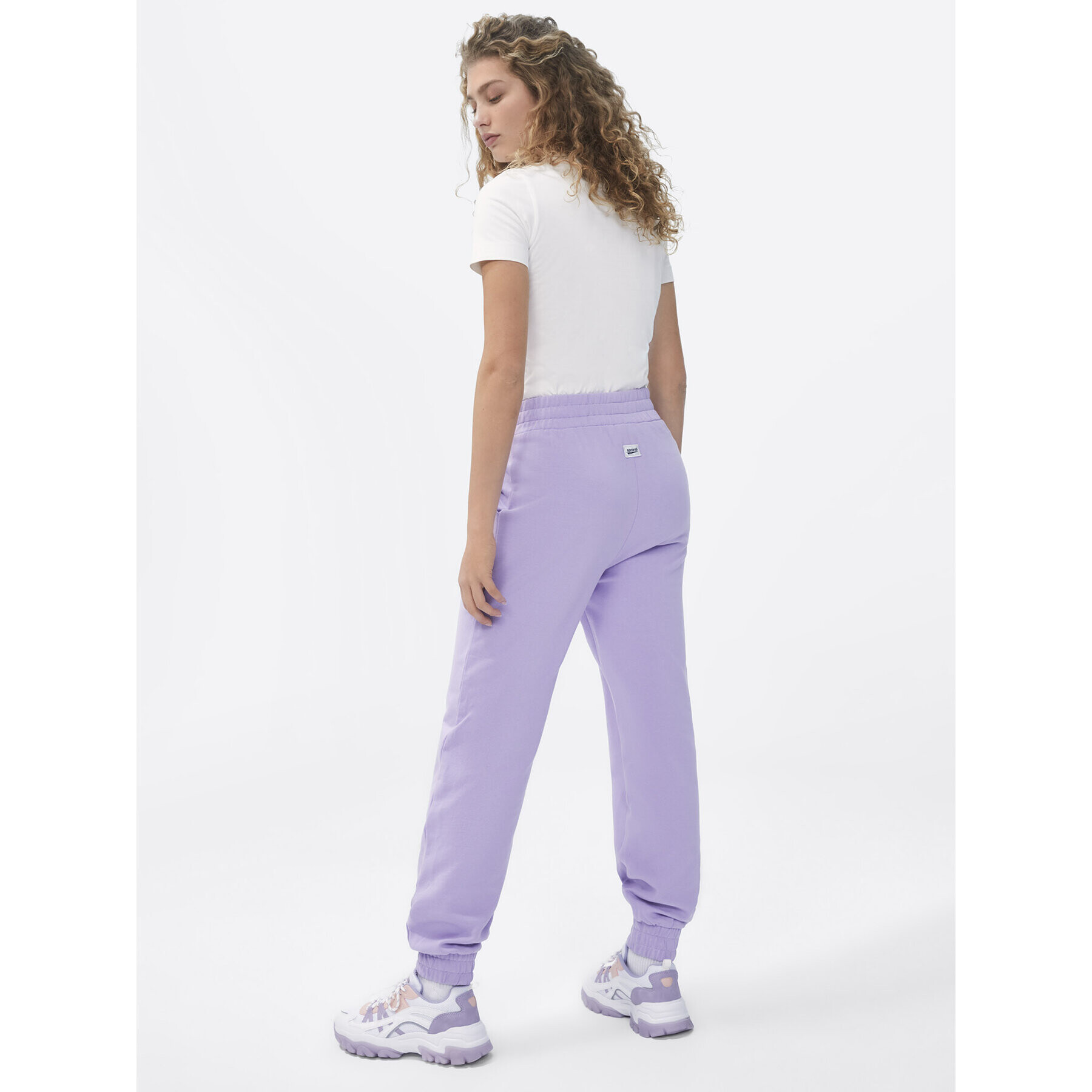 Sprandi Долнище анцуг SP22-SPD100 Виолетов Relaxed Fit - Pepit.bg