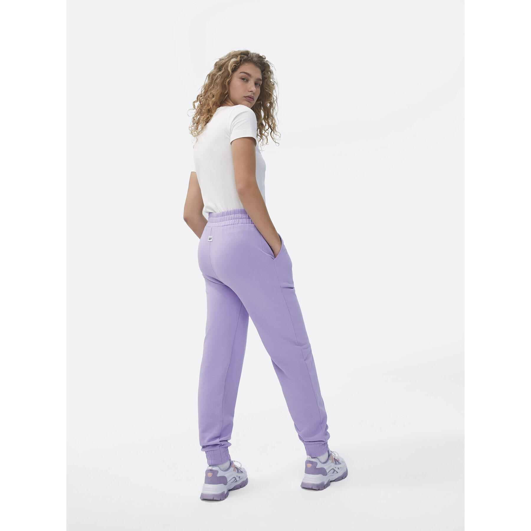 Sprandi Долнище анцуг SP22-SPD100 Виолетов Relaxed Fit - Pepit.bg