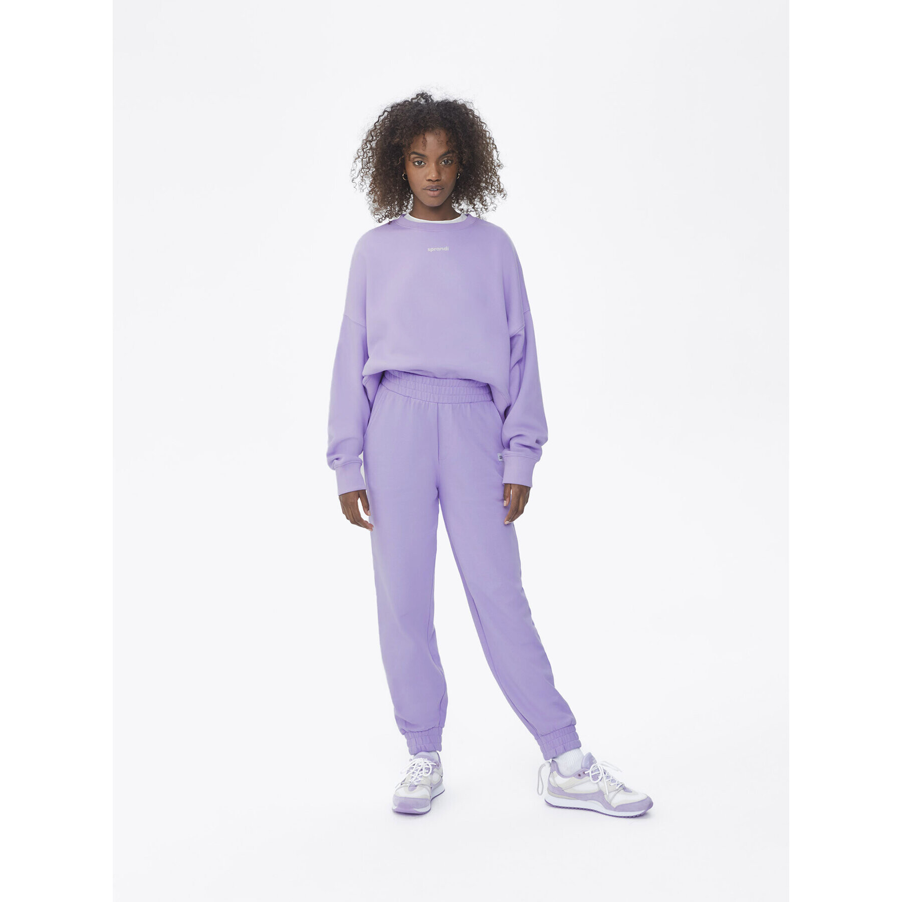 Sprandi Долнище анцуг SP22-SPD100 Виолетов Relaxed Fit - Pepit.bg