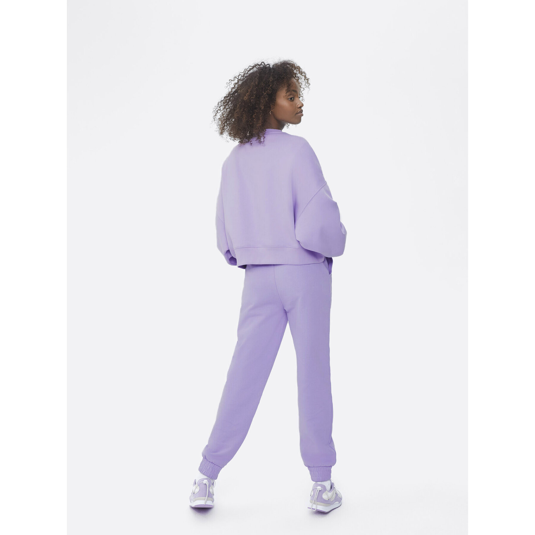 Sprandi Долнище анцуг SP22-SPD100 Виолетов Relaxed Fit - Pepit.bg