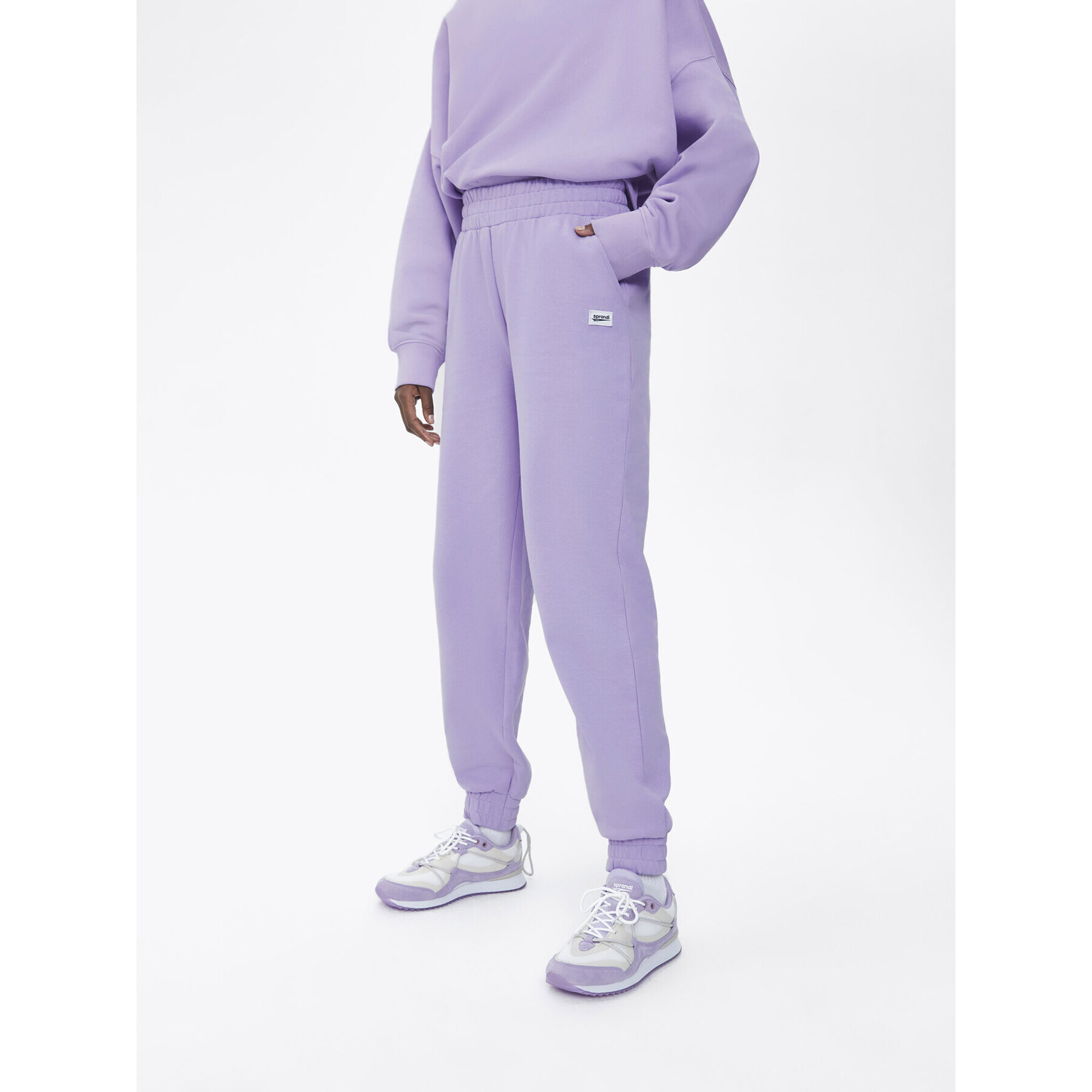 Sprandi Долнище анцуг SP22-SPD100 Виолетов Relaxed Fit - Pepit.bg