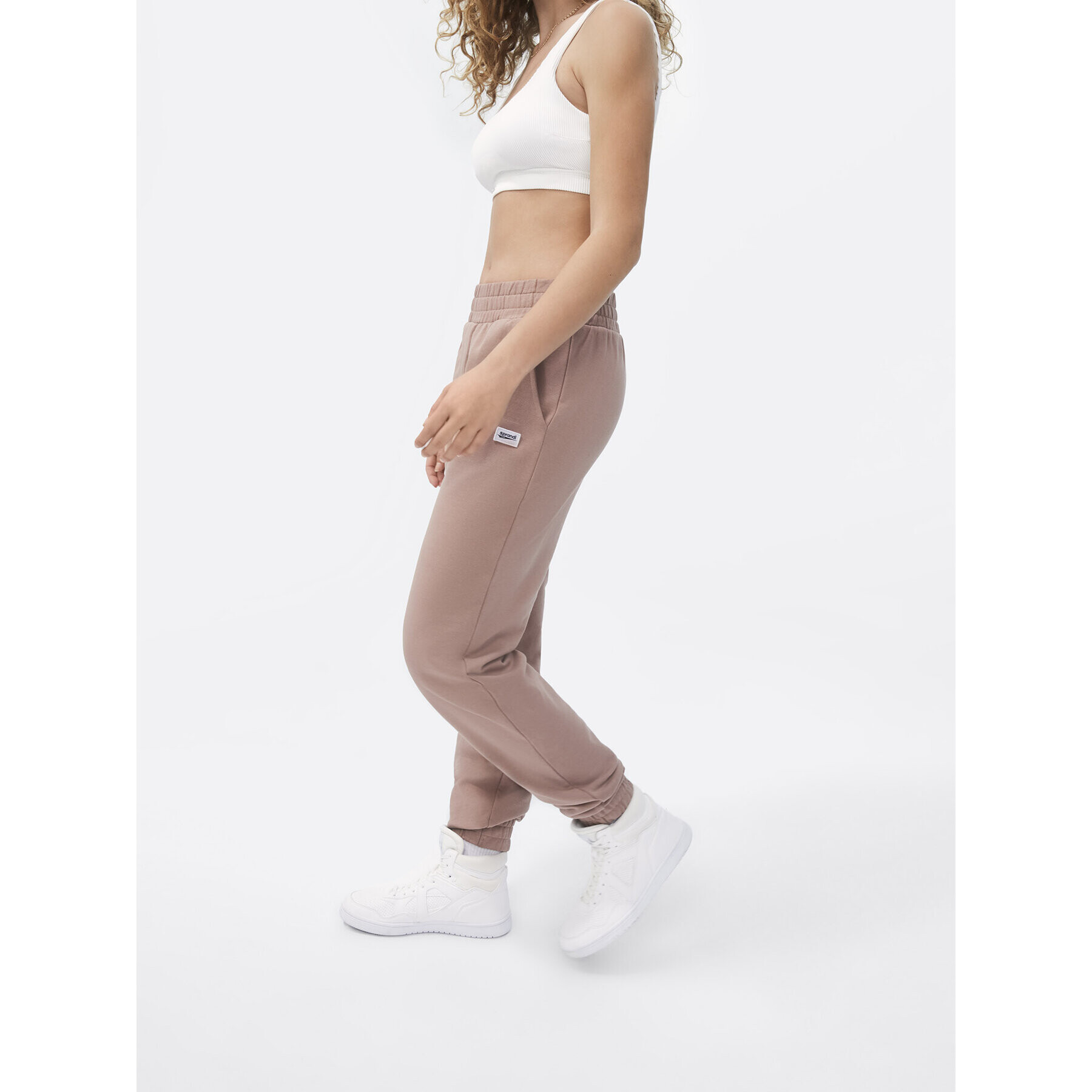 Sprandi Долнище анцуг SP22-SPD101 Кафяв Relaxed Fit - Pepit.bg