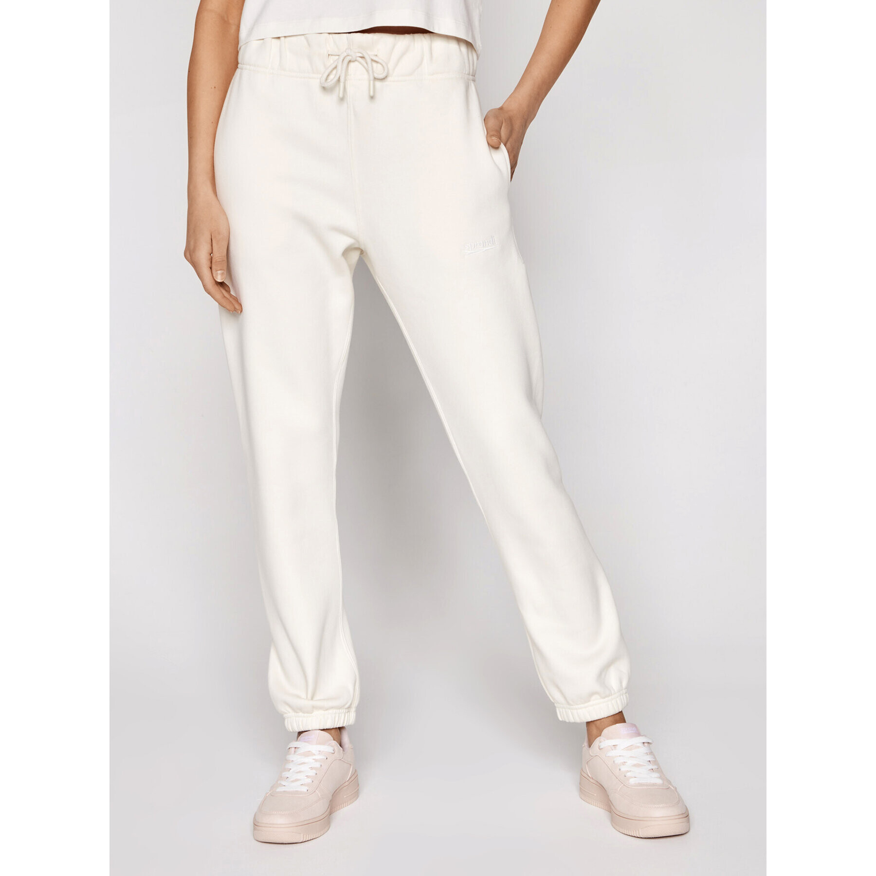 Sprandi Долнище анцуг SS21-SPD002 Бежов Regular Fit - Pepit.bg