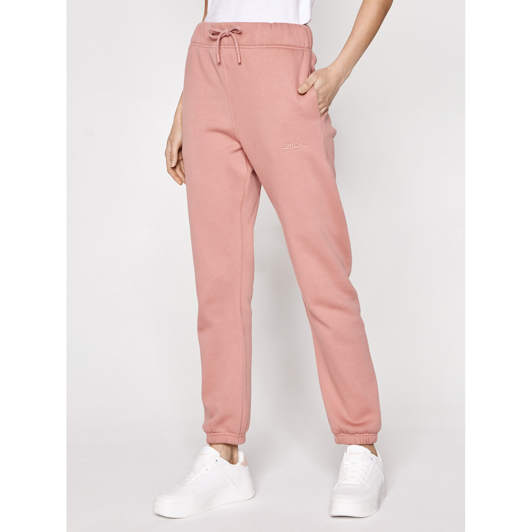 Sprandi Долнище анцуг SS21-SPD003 Розов Regular Fit - Pepit.bg