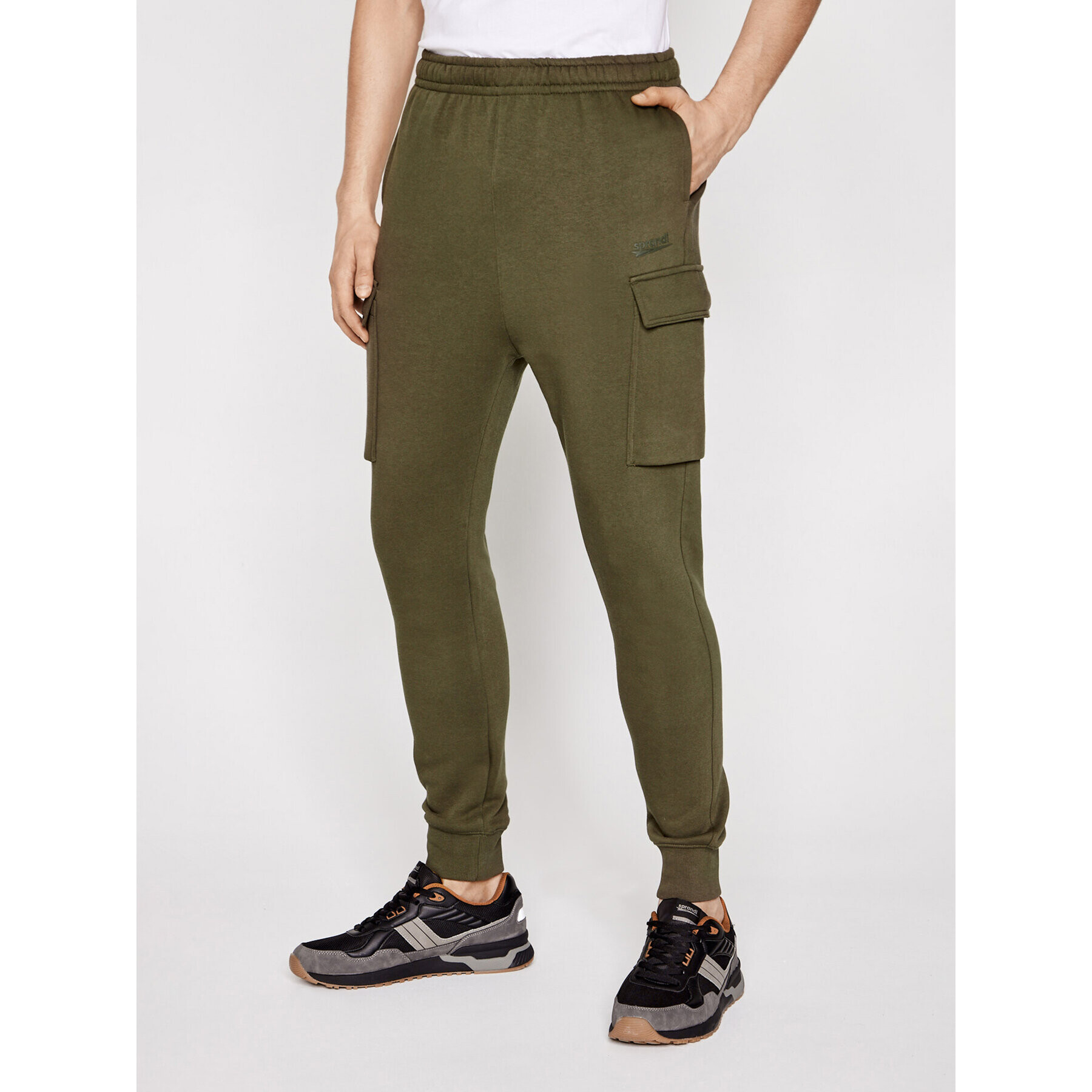 Sprandi Долнище анцуг SS21-SPM002 Зелен Regular Fit - Pepit.bg